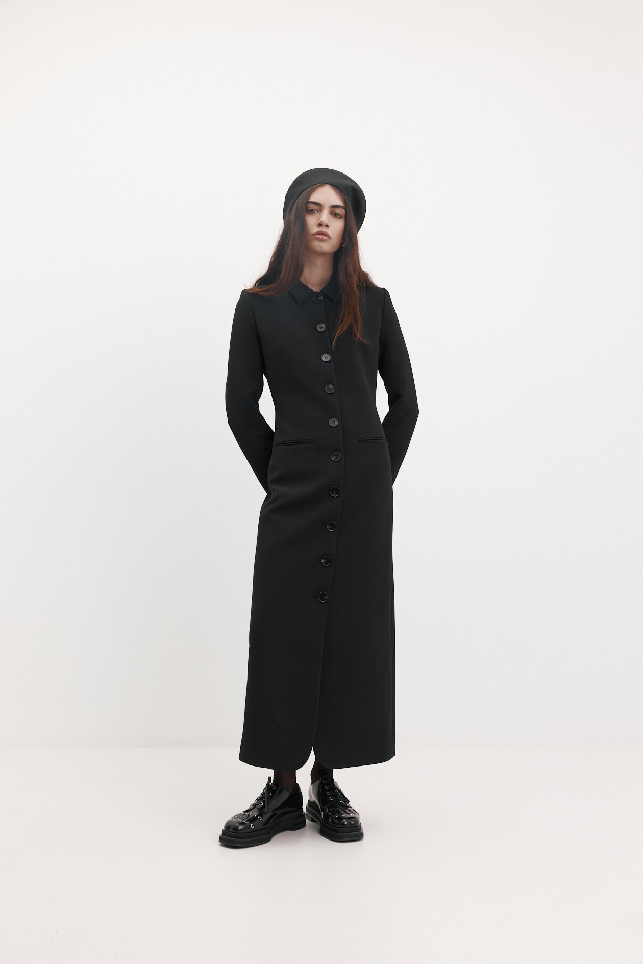 Bardot Coat in Bonded Suiting