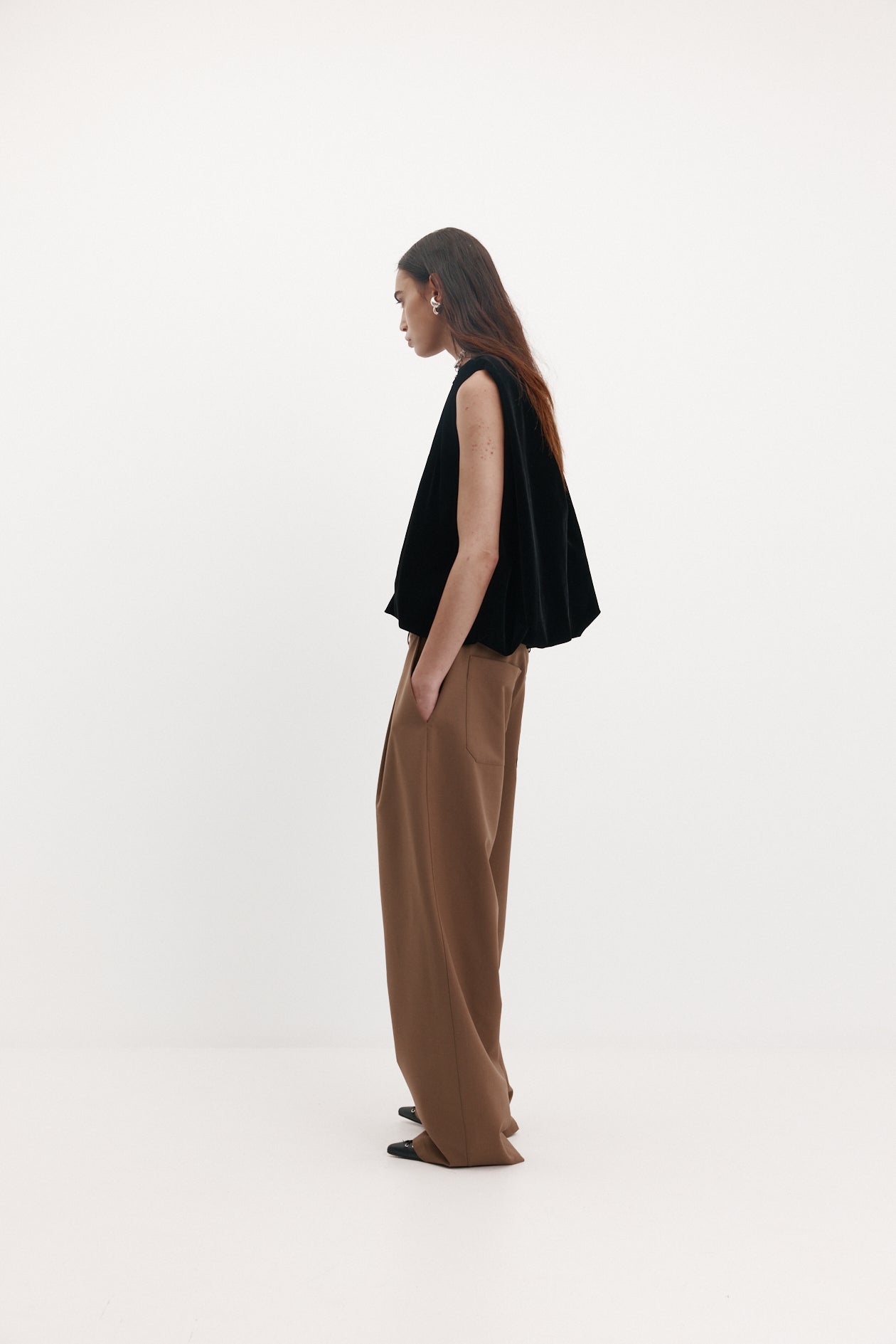 Cail Trouser in Wool Suiting