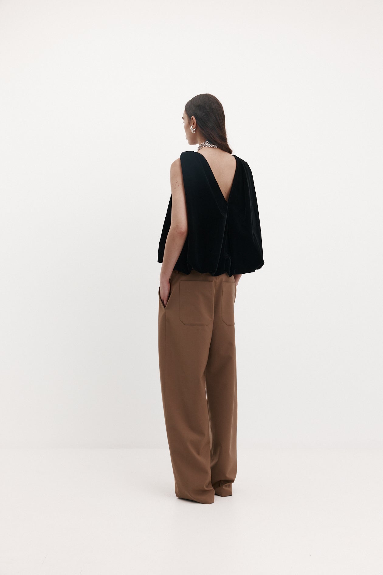 Cail Trouser in Wool Suiting