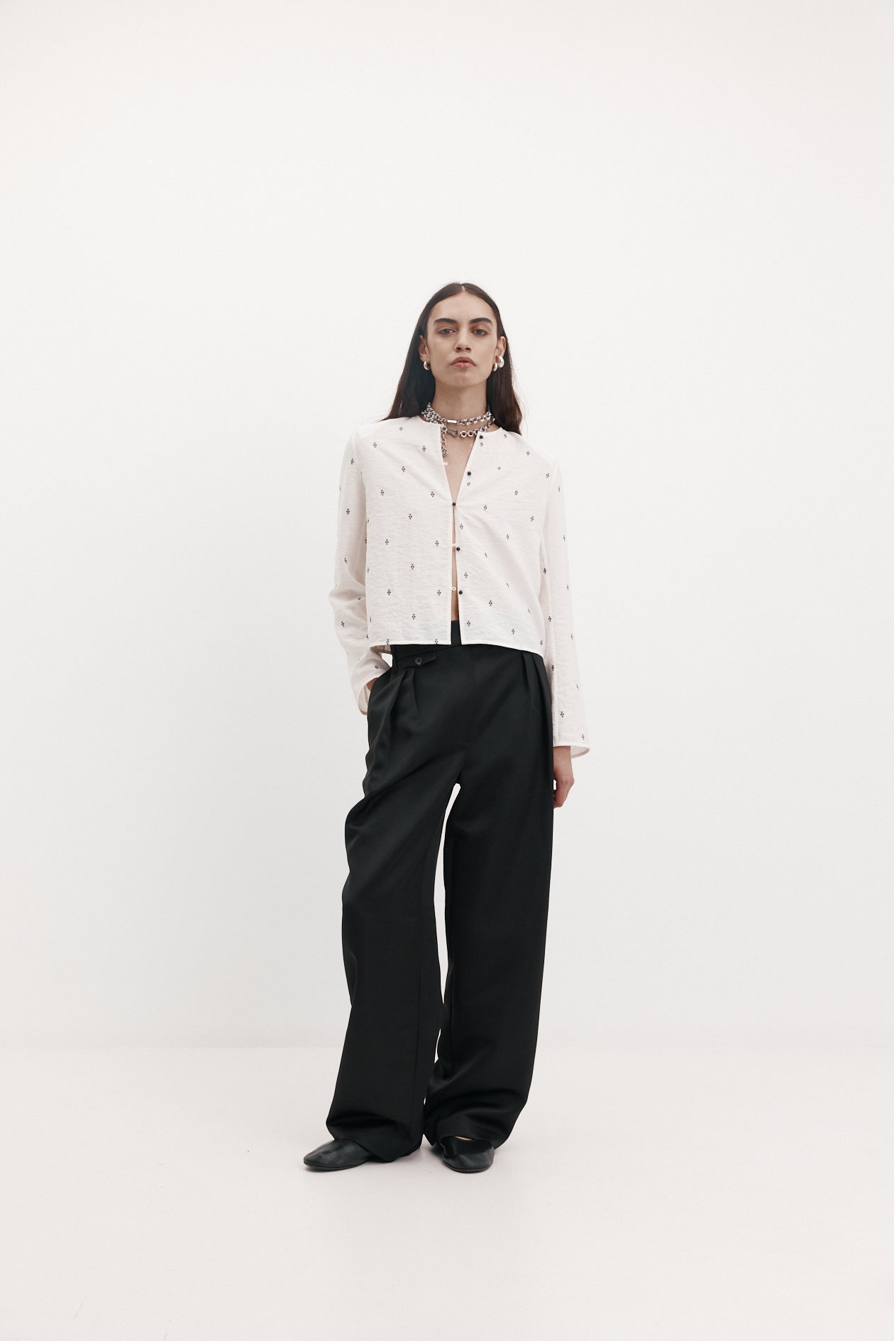 Bruno Trouser in Satin Faille