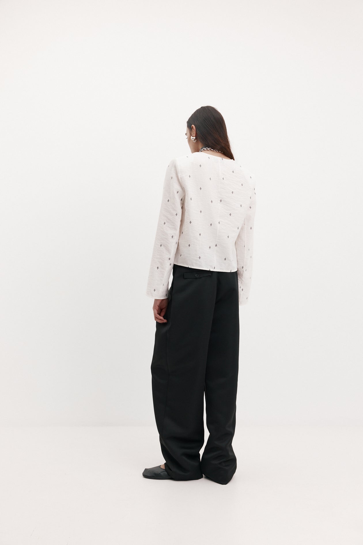 Bruno Trouser in Satin Faille