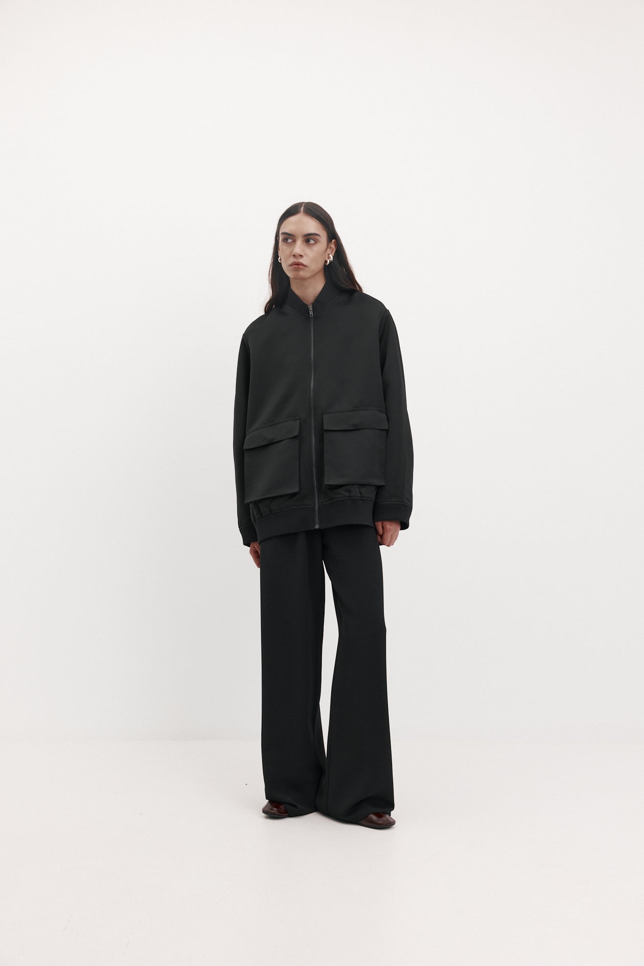 Moon Jacket in Satin Faille
