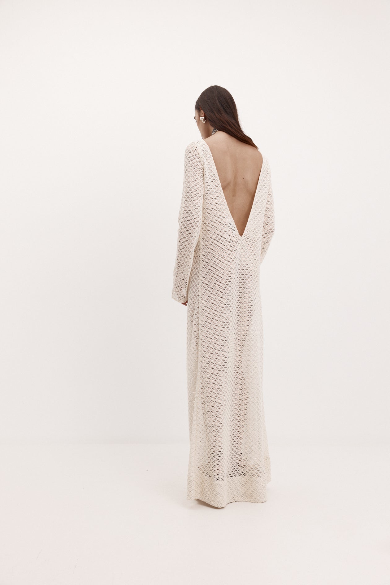 Salem Dress in Knit Lace