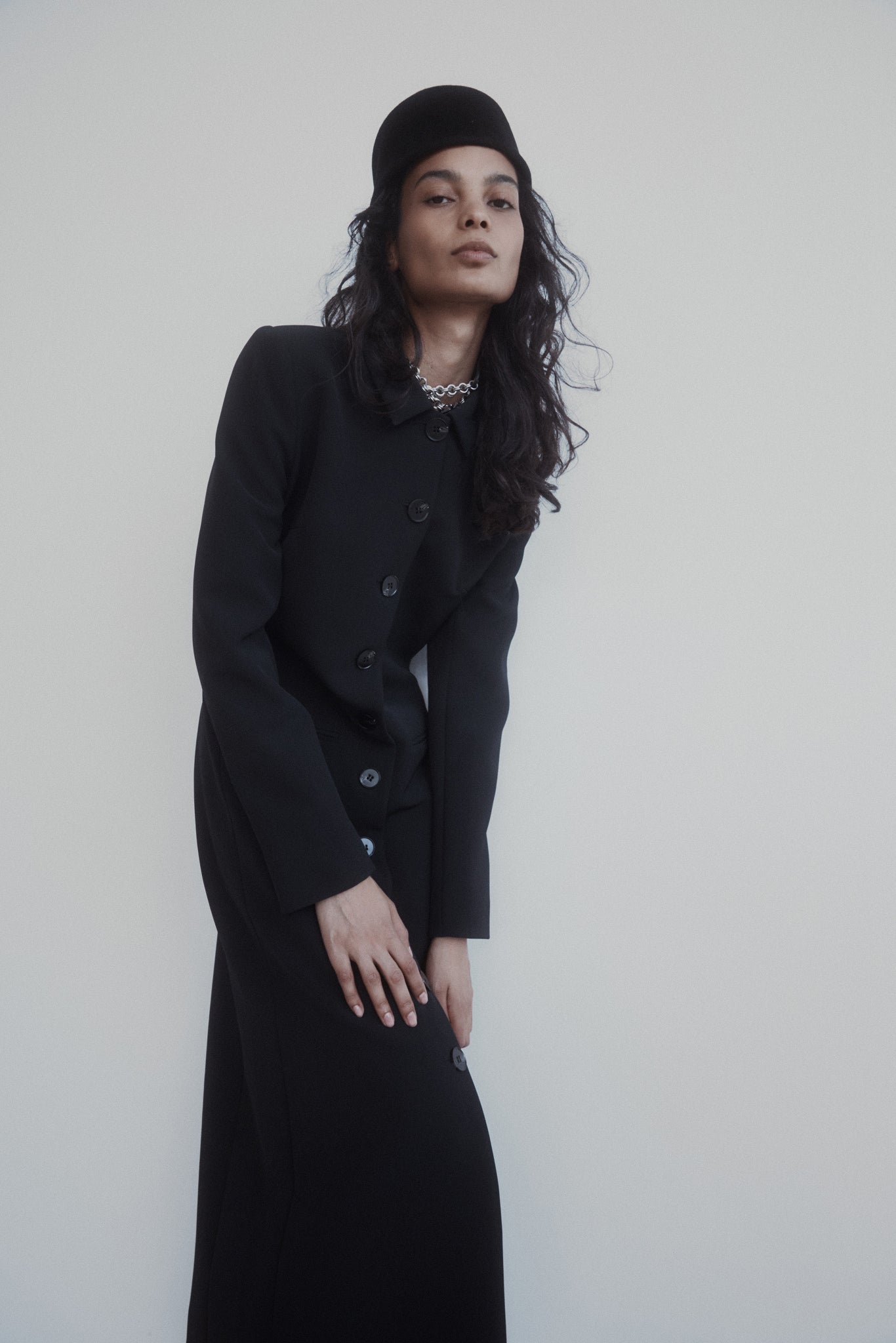 Bardot Coat in Bonded Suiting