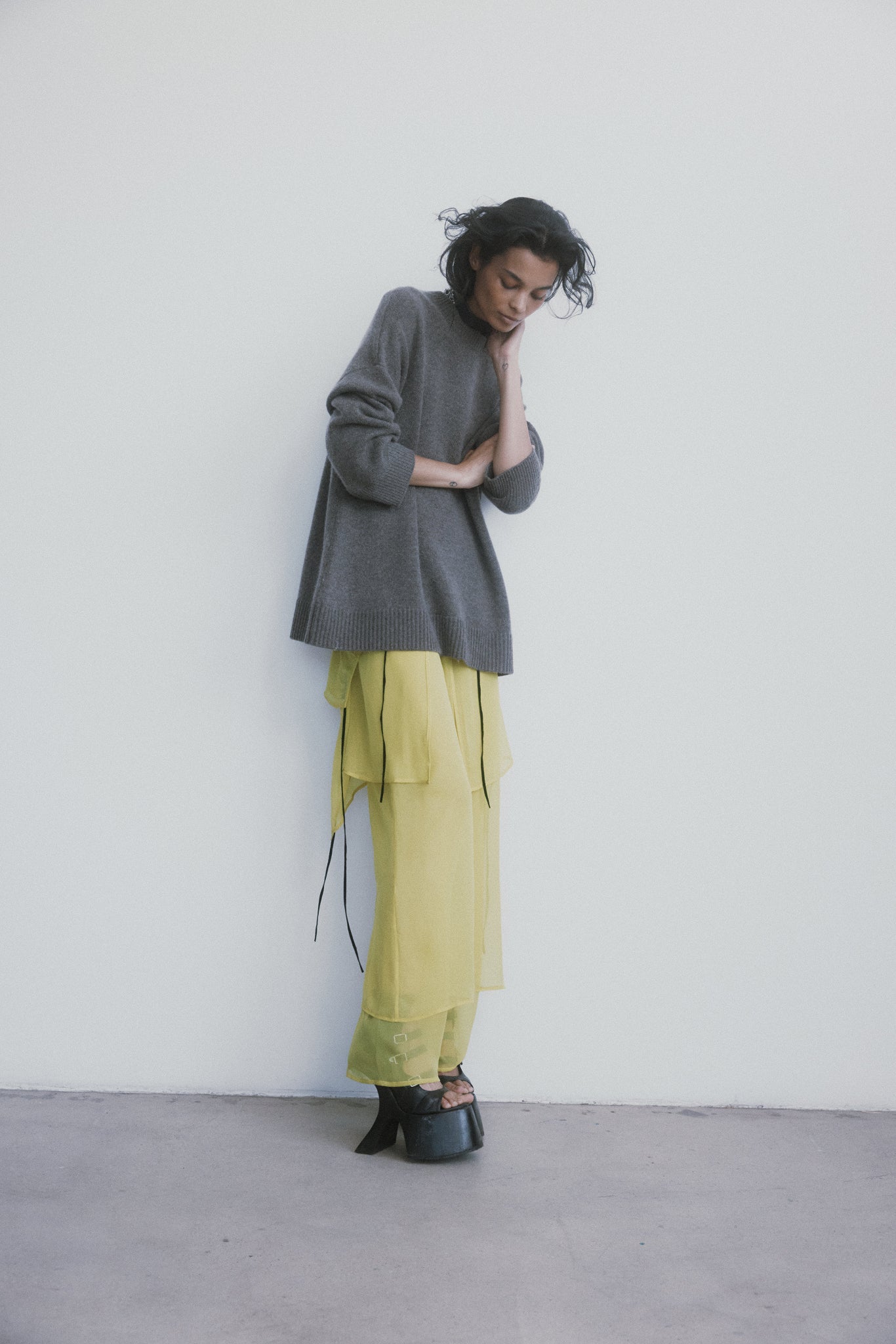 Camilla Skirt in Silk Georgette