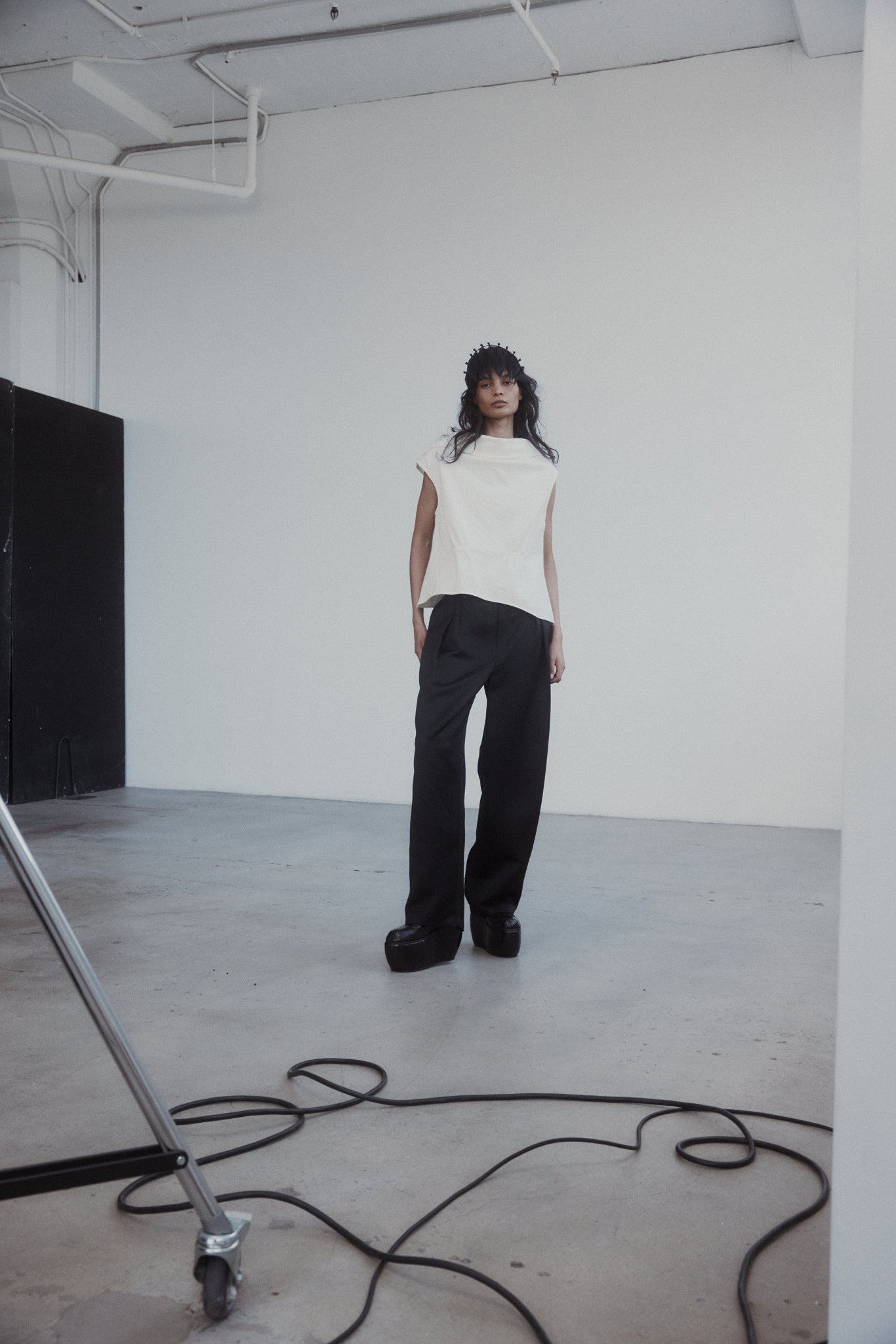 Bruno Trouser in Satin Faille