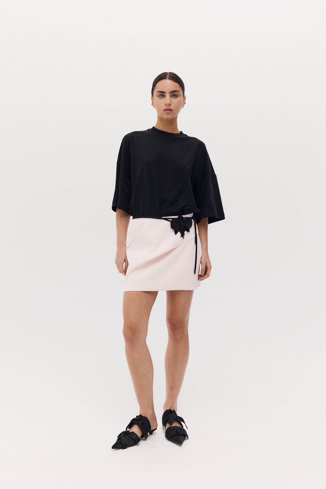 Fold Mini in Bonded Satin