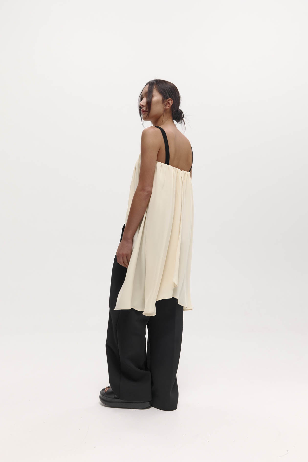 Bogart Top in Silk Crepe