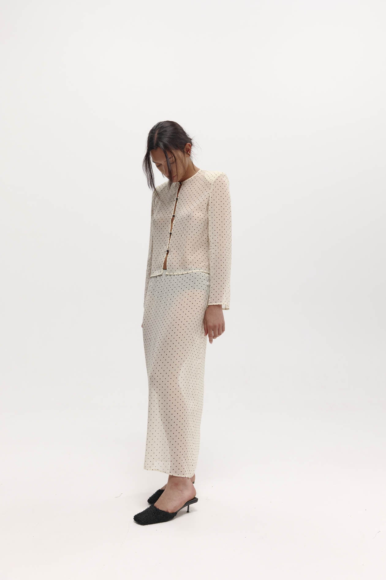 Camilla Skirt in Silk Georgette