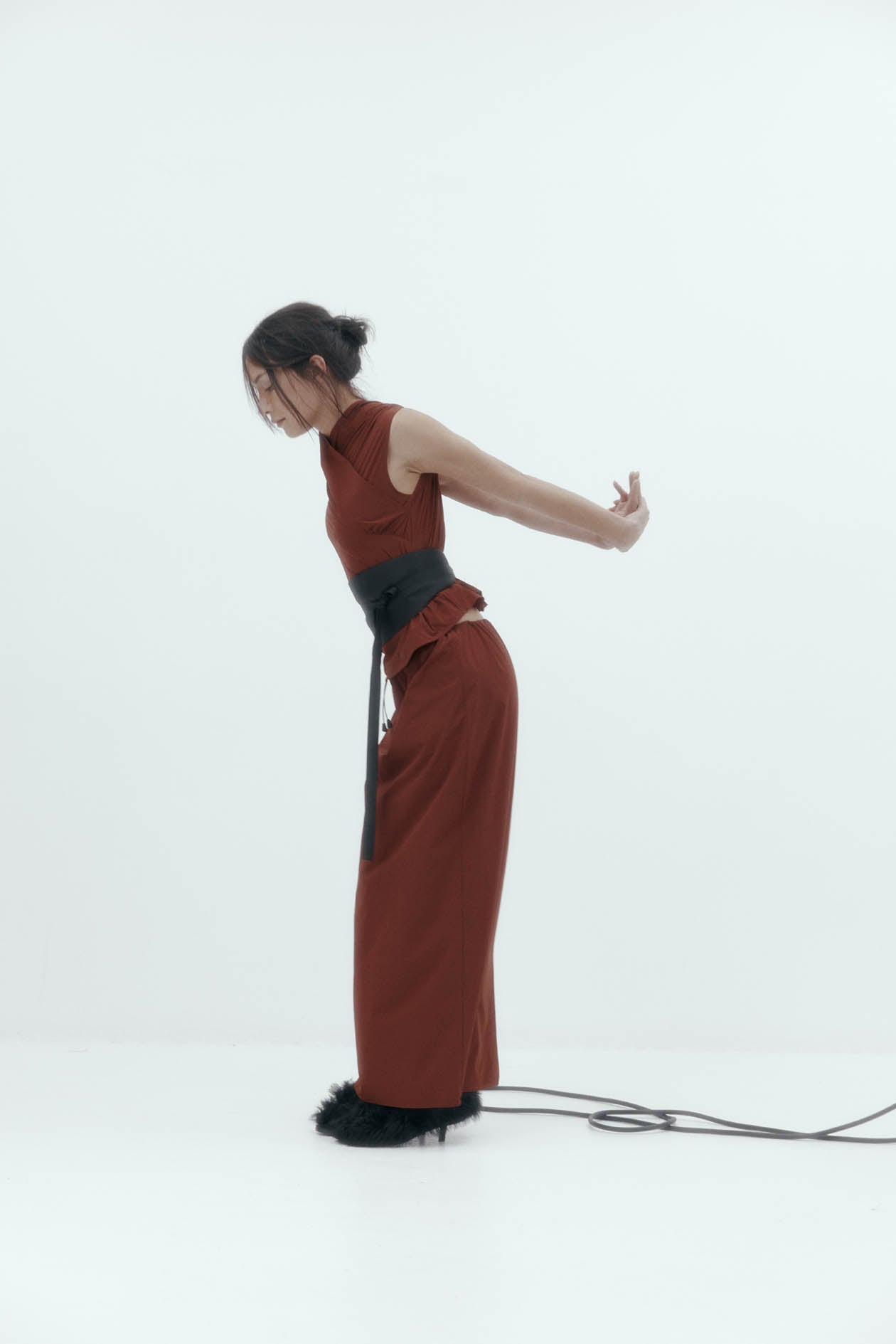 Chaimberlain Top in Stretch Nylon