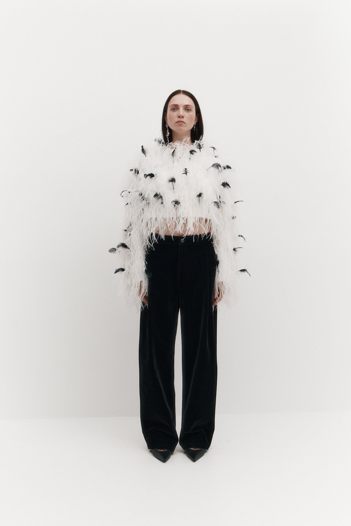 Aitti Jacket in Ostrich Feather