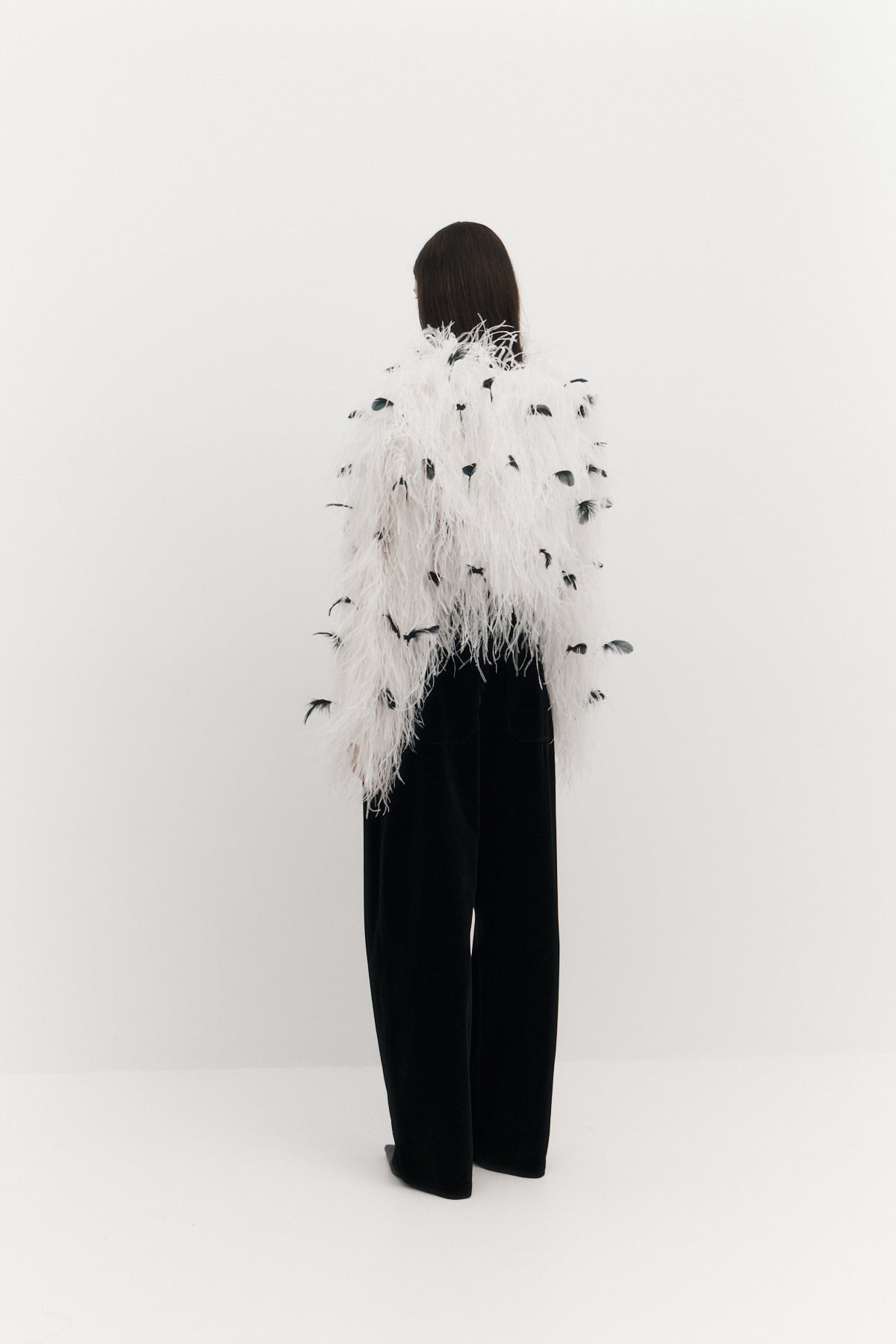 Aitti Jacket in Ostrich Feather