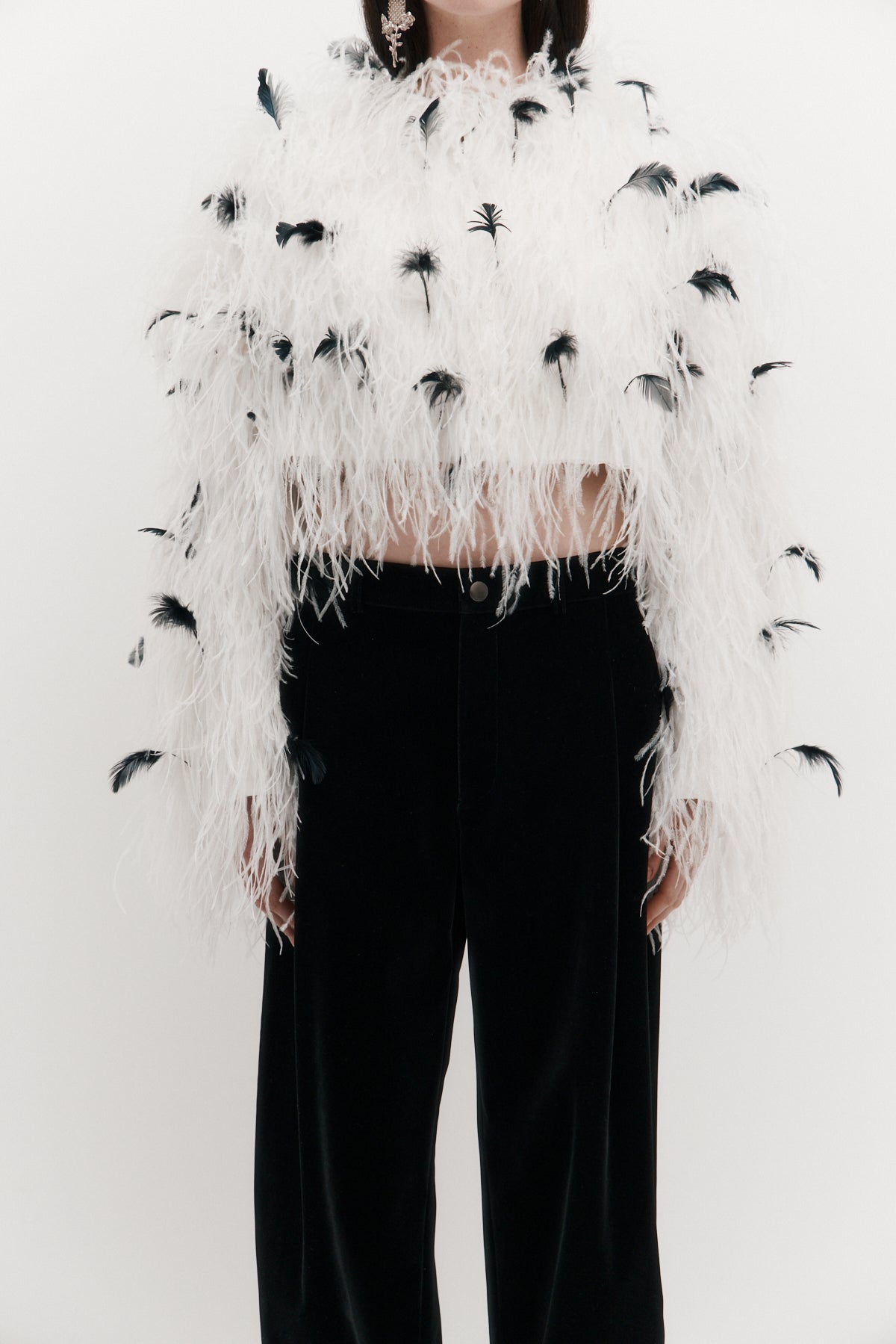 Aitti Jacket in Ostrich Feather