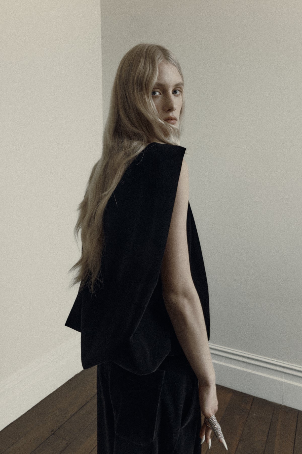 Knot Top in Velvet