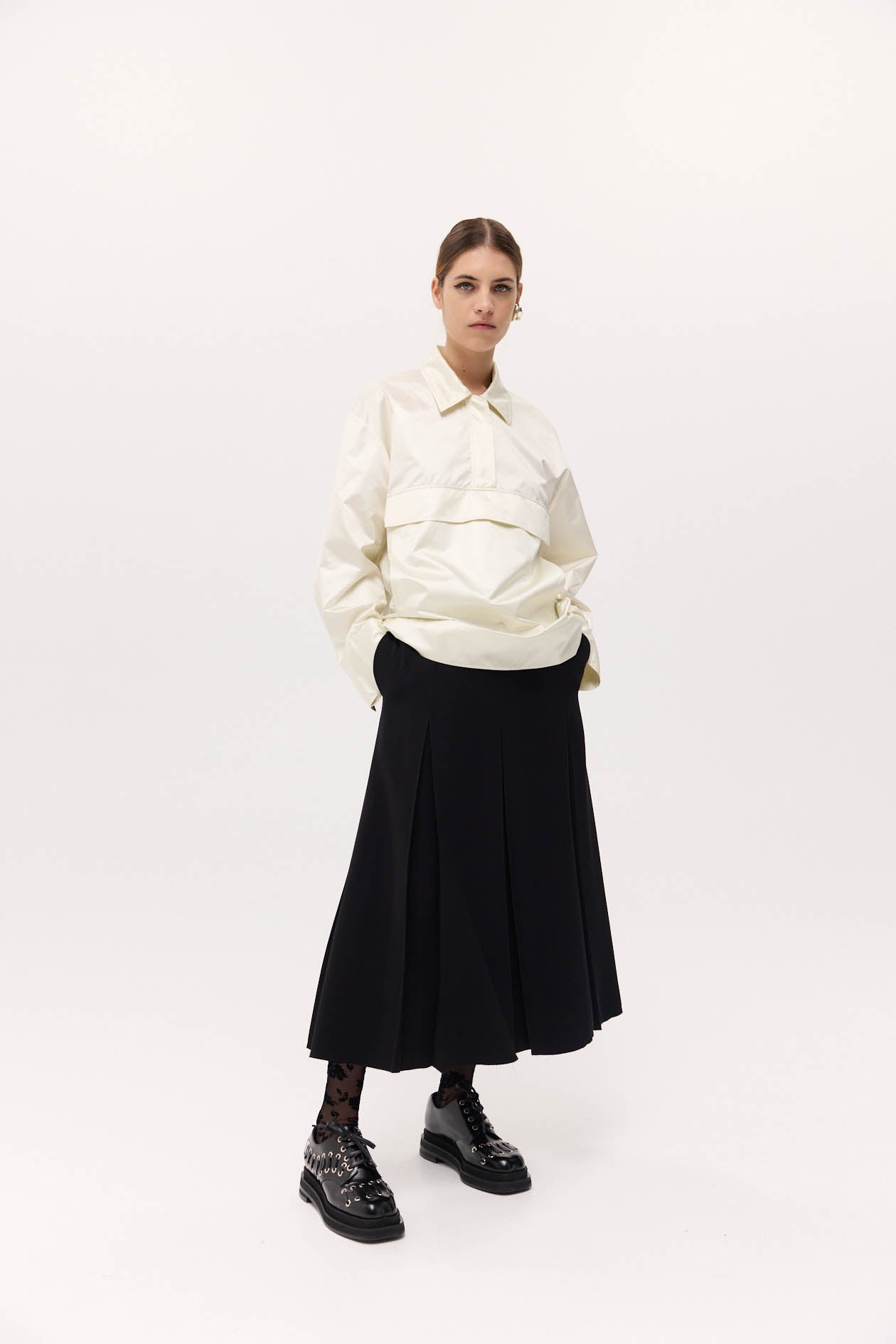 Remus Bomber in Pearlescent Taffeta