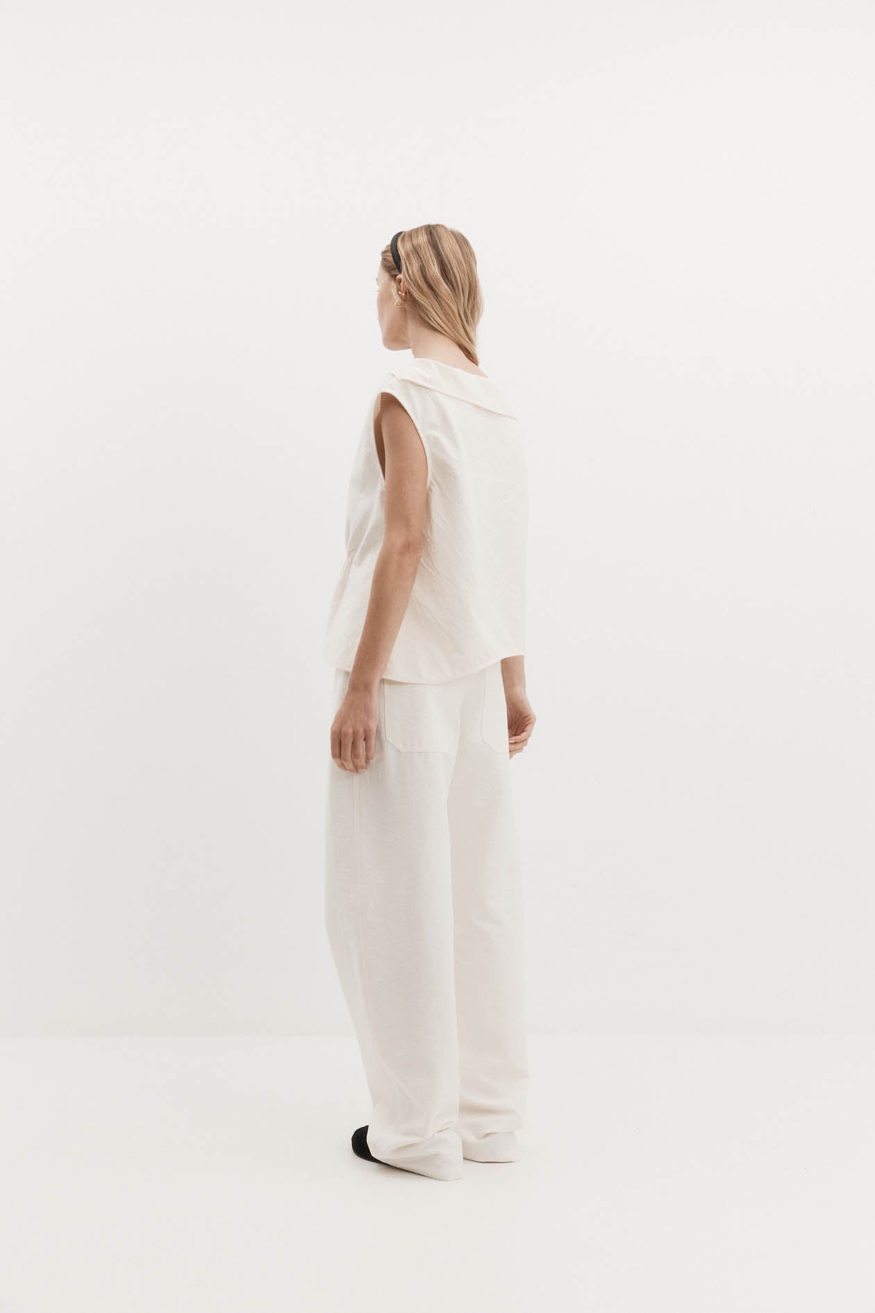 Dean Trouser in Washed Cotton