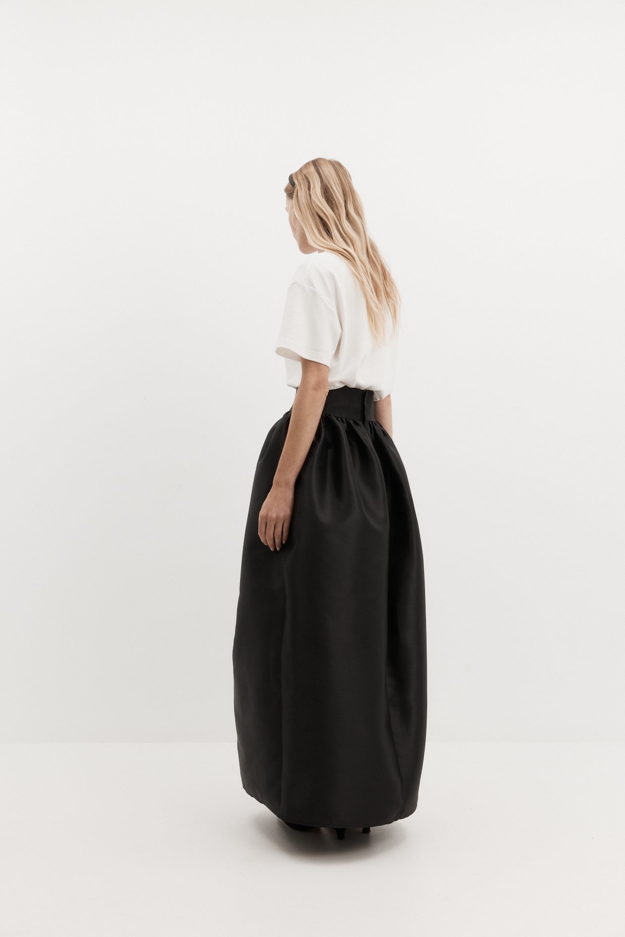 Emme Skirt in Satin Twill