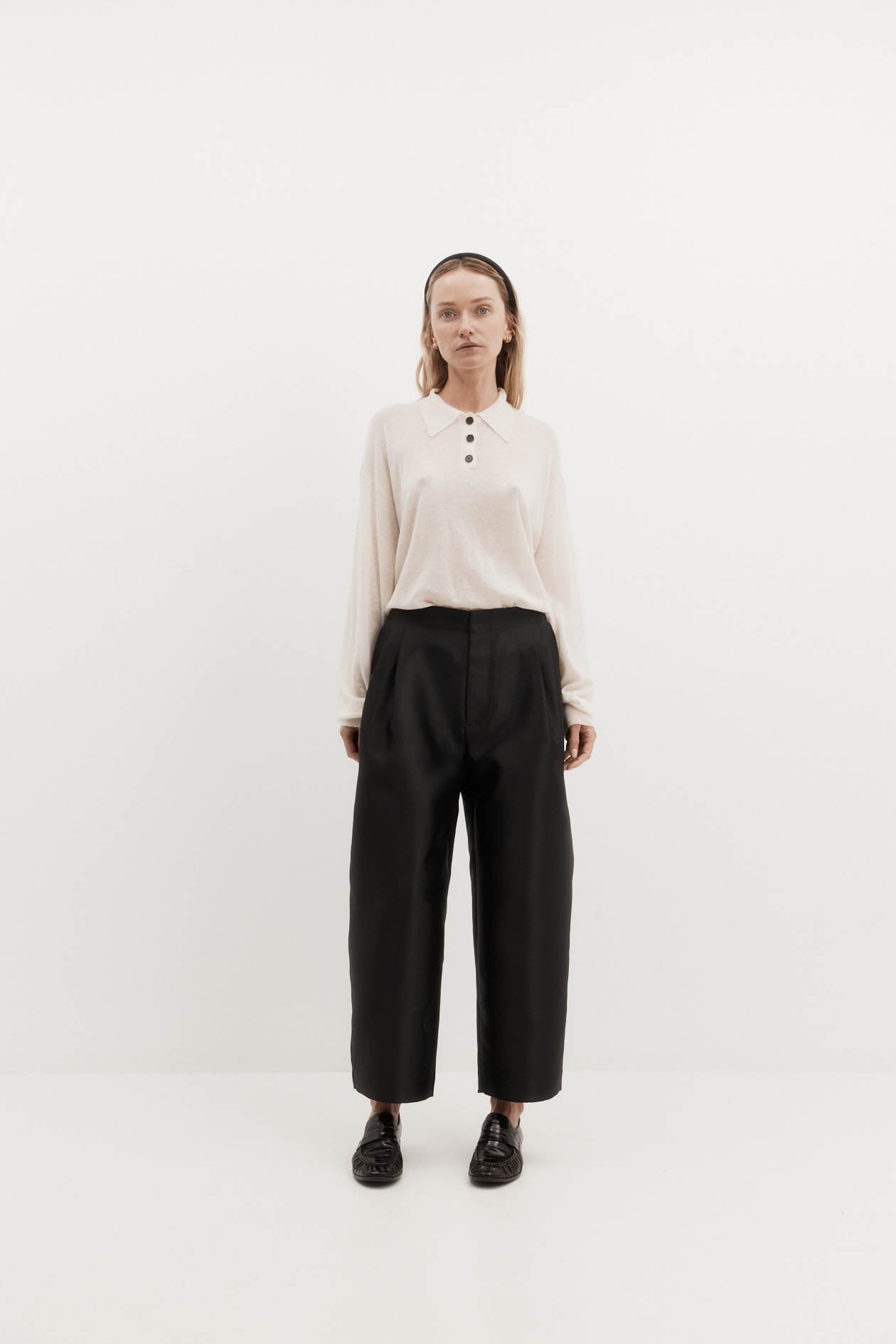 Colleen Trouser in Satin Twill