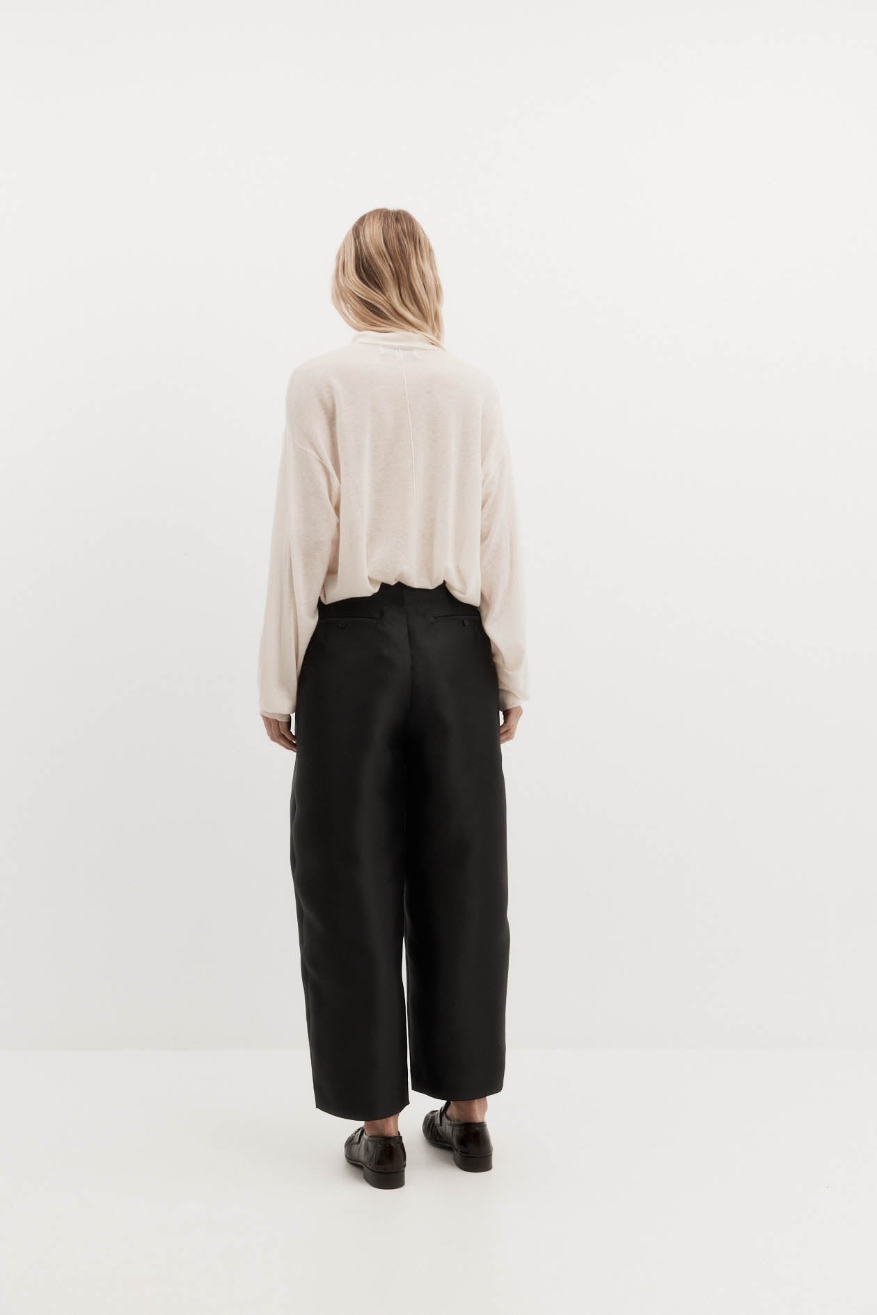 Colleen Trouser in Satin Twill