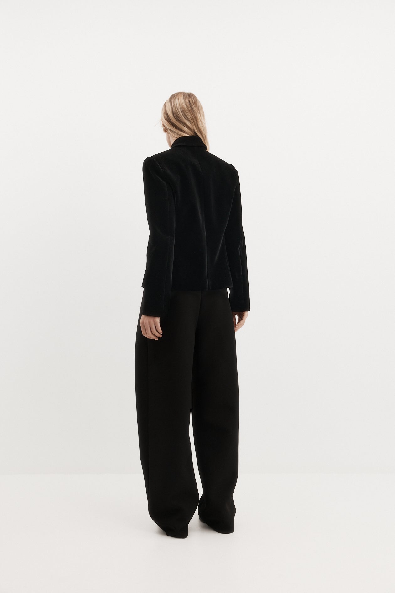 Bardot Blazer in Velvet