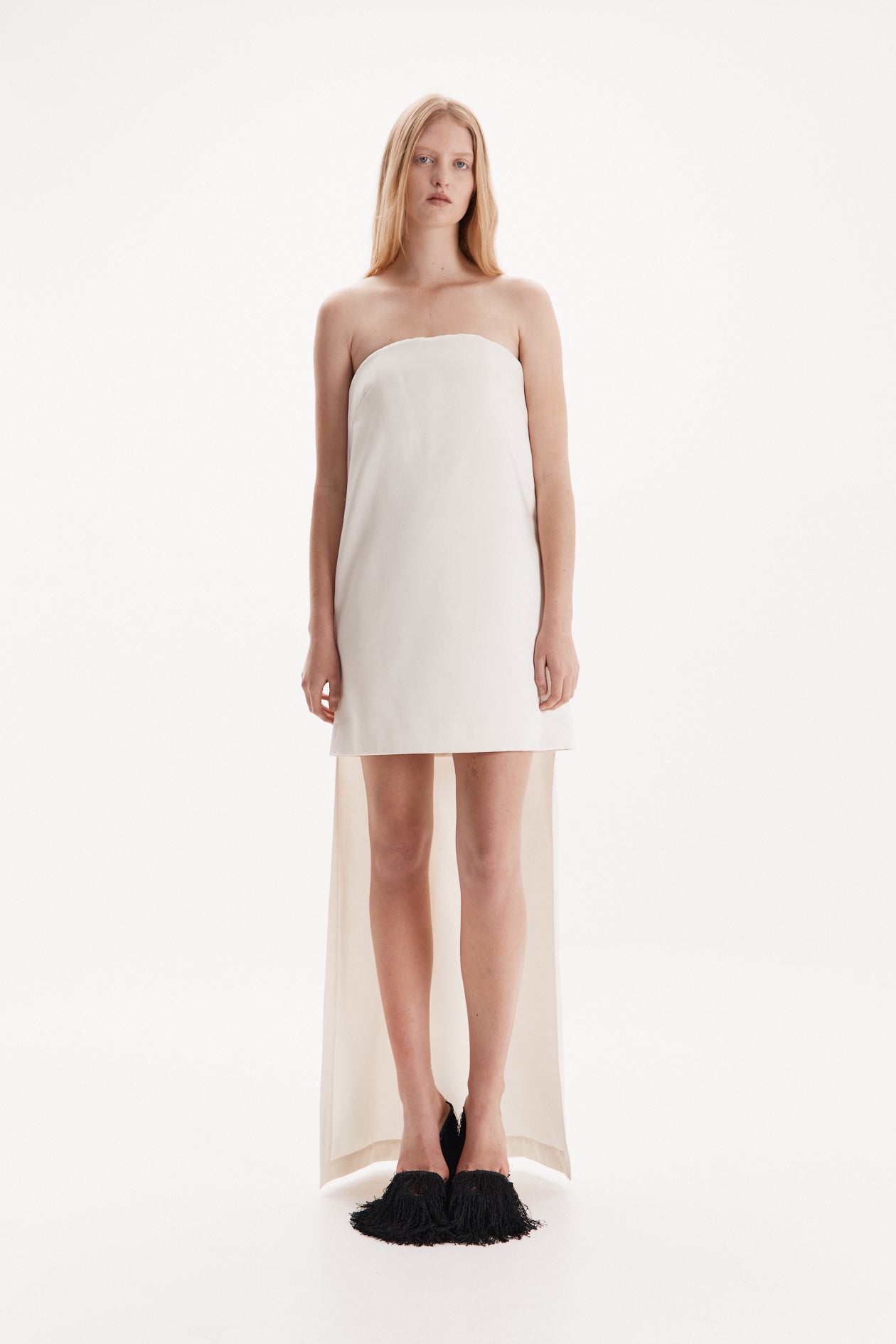 Coppola Dress in Satin Faille