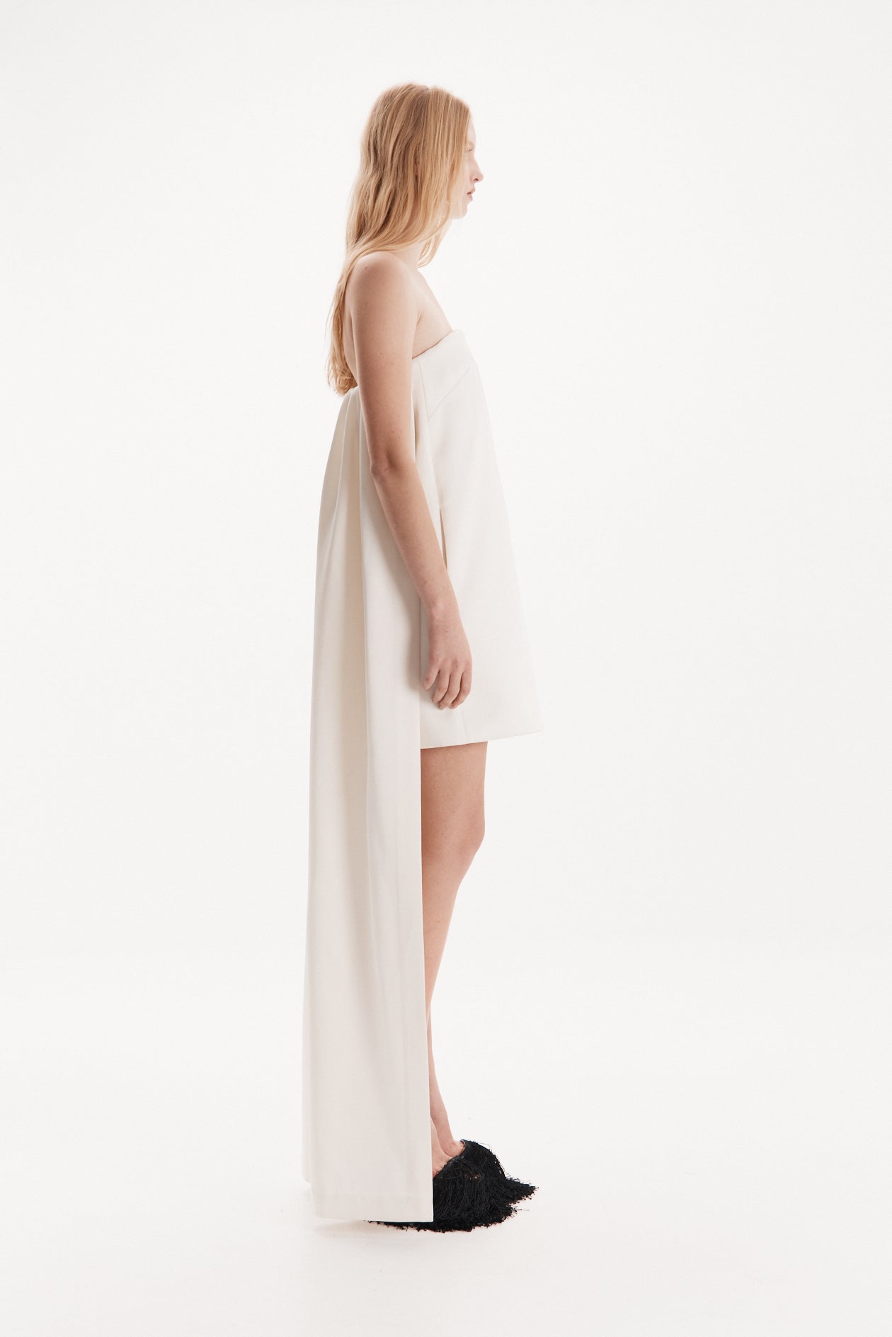 Coppola Dress in Satin Faille