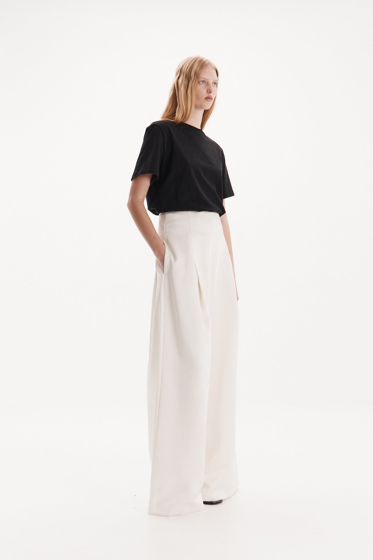 Kennedy Trouser in Satin Faille