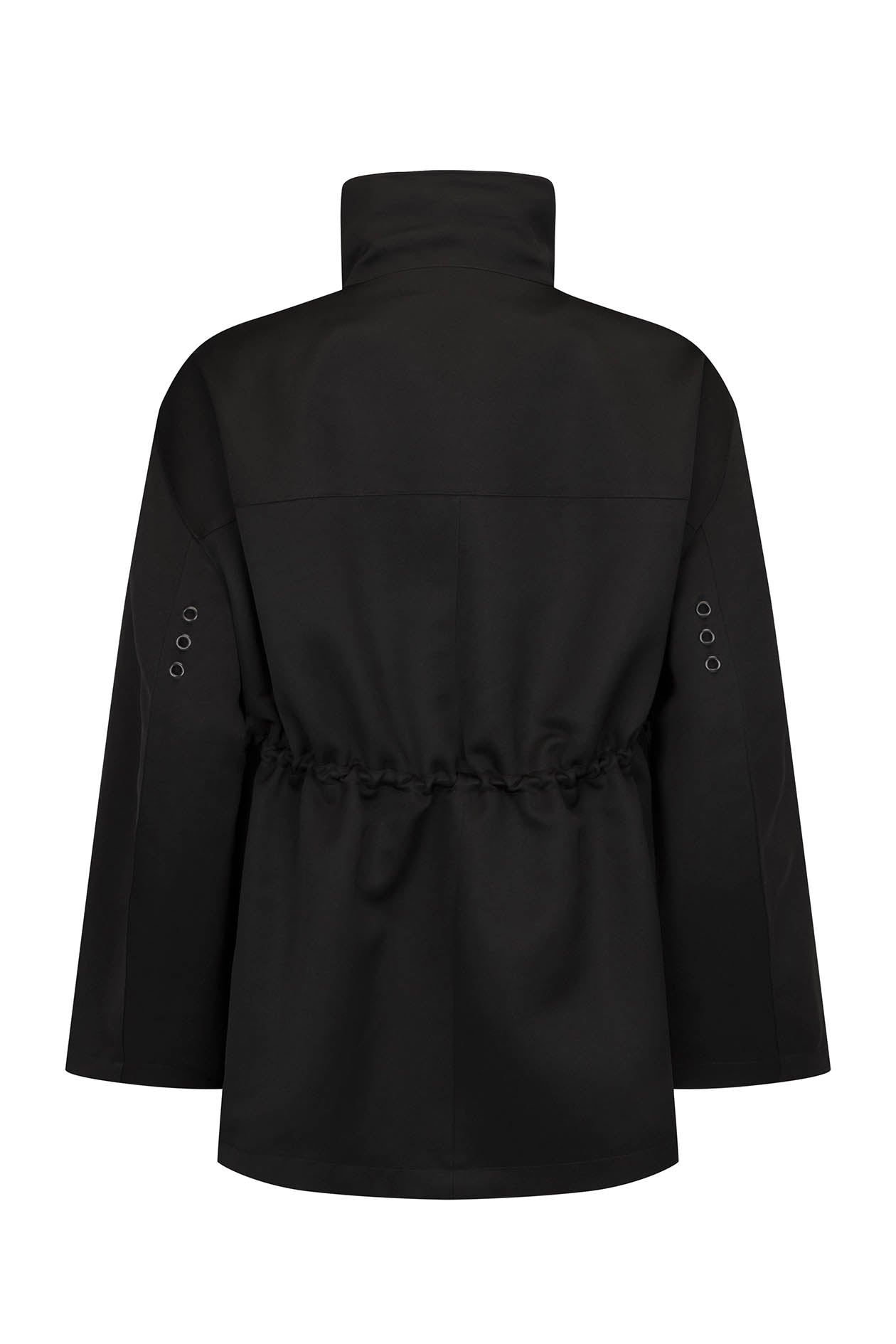 Balmoral Parka in Satin Faille