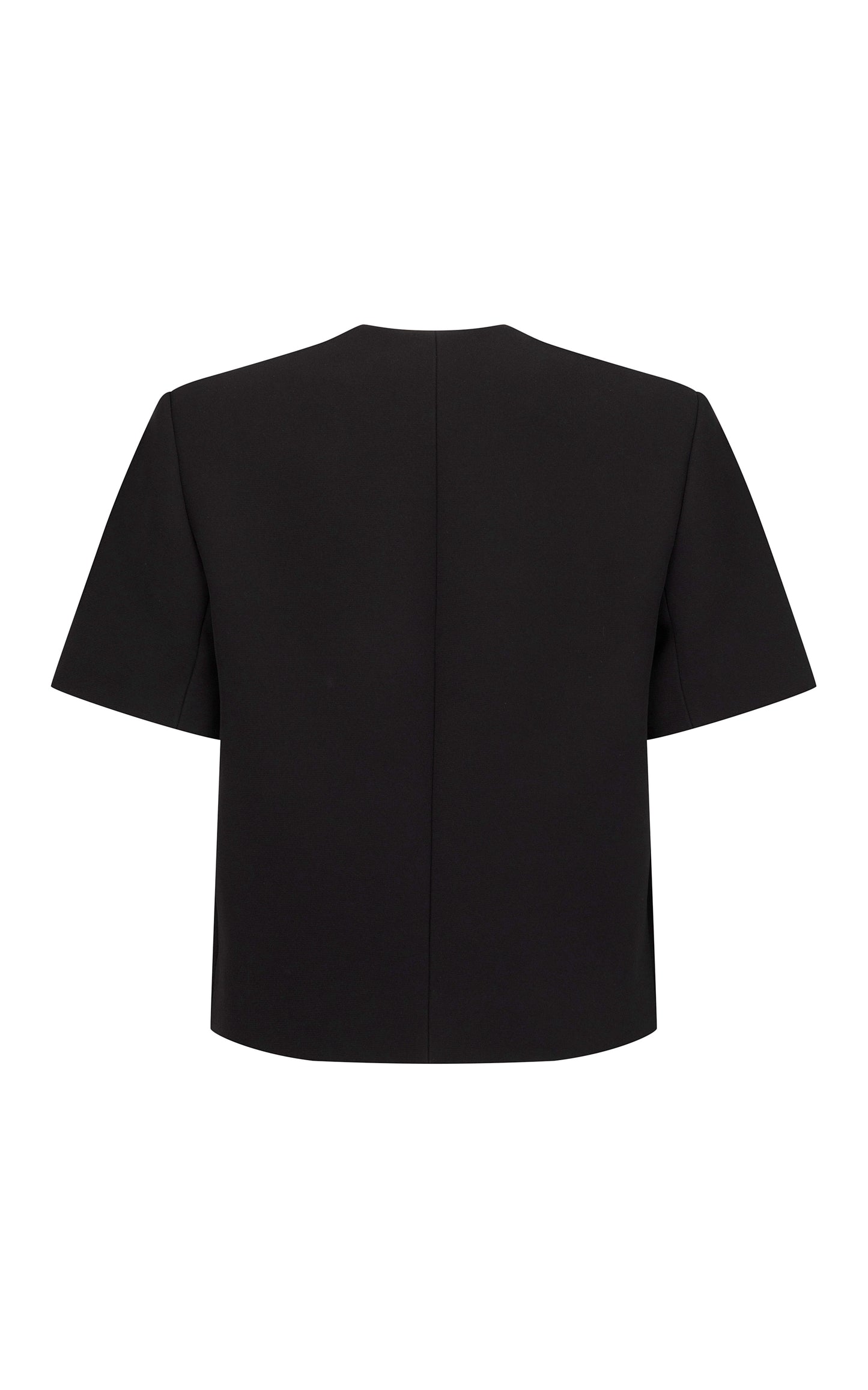 Short Sleeve Tilmens Jacket in Bonded Suiting
