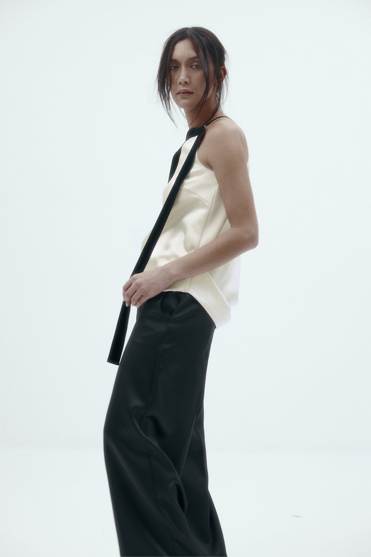 Hubert Halter Top in Satin