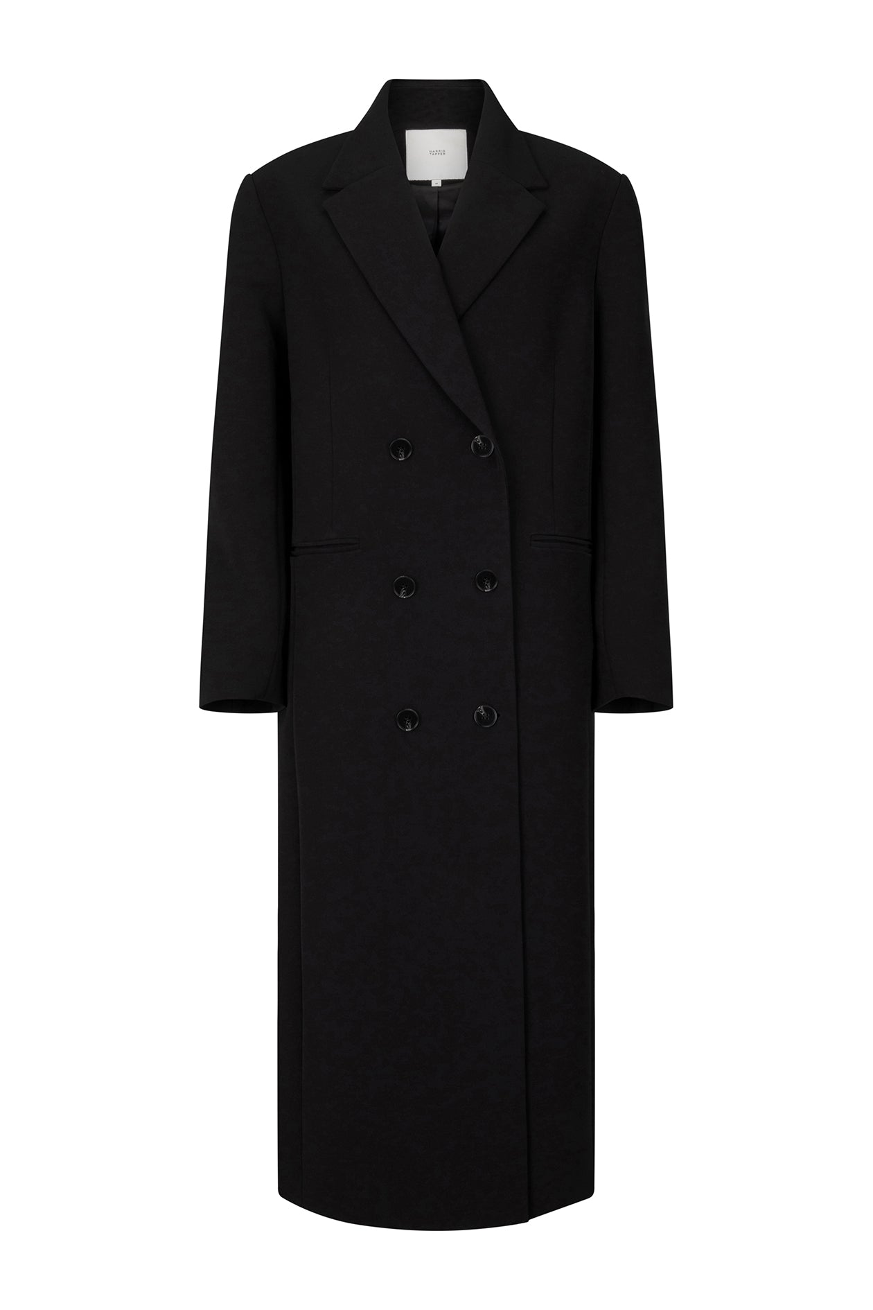 Long Egon Coat in Bonded Suiting