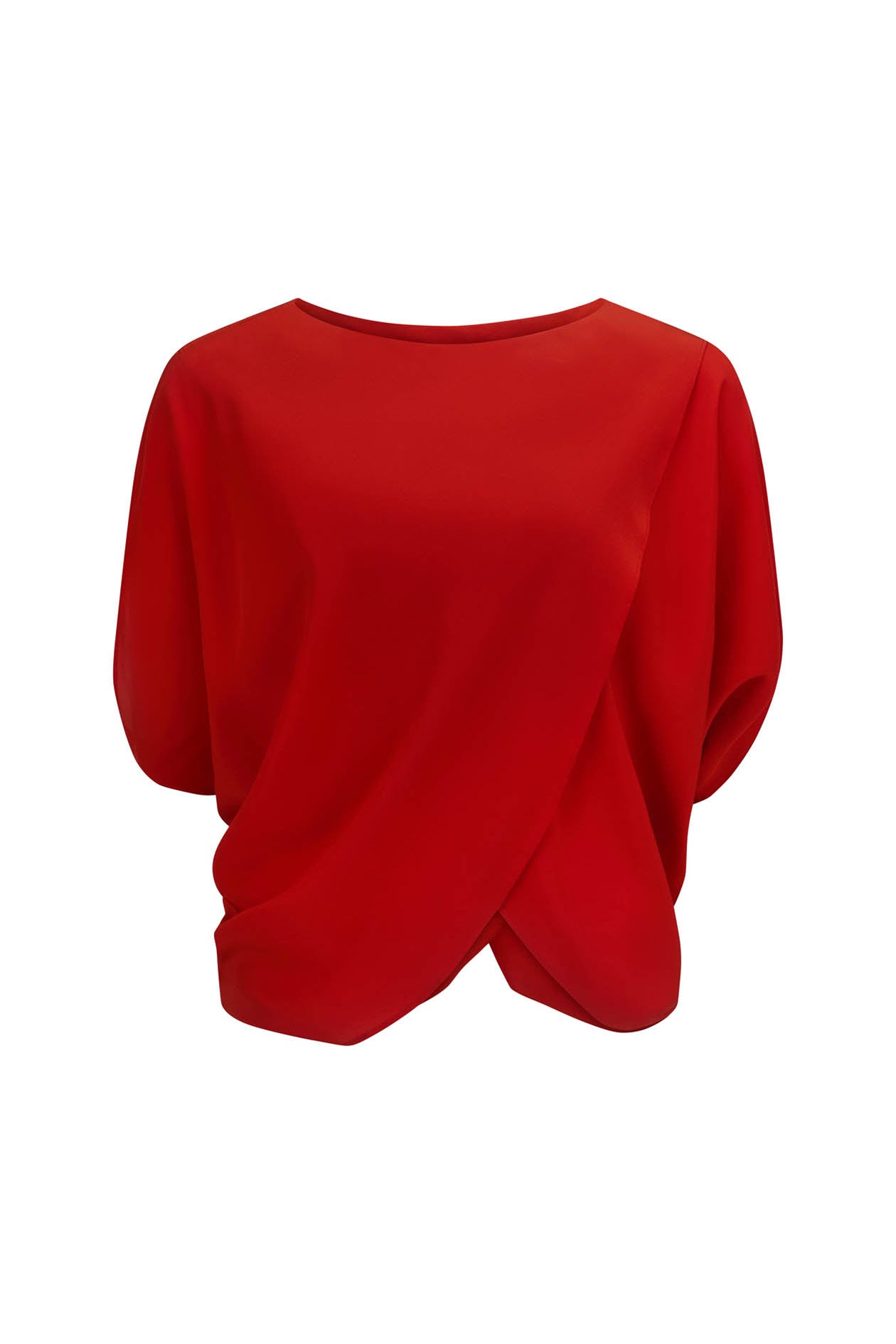 Leaf Top in Silk Crepe de Chine