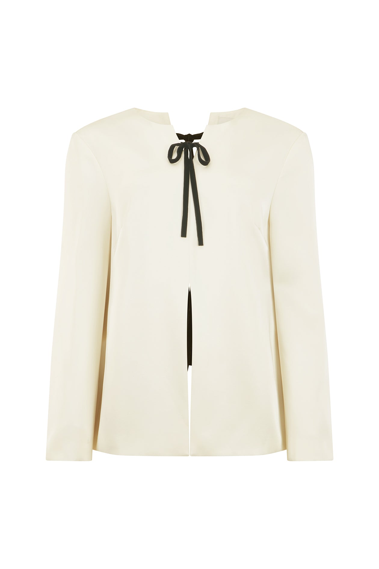 Loin Top in Satin Faille
