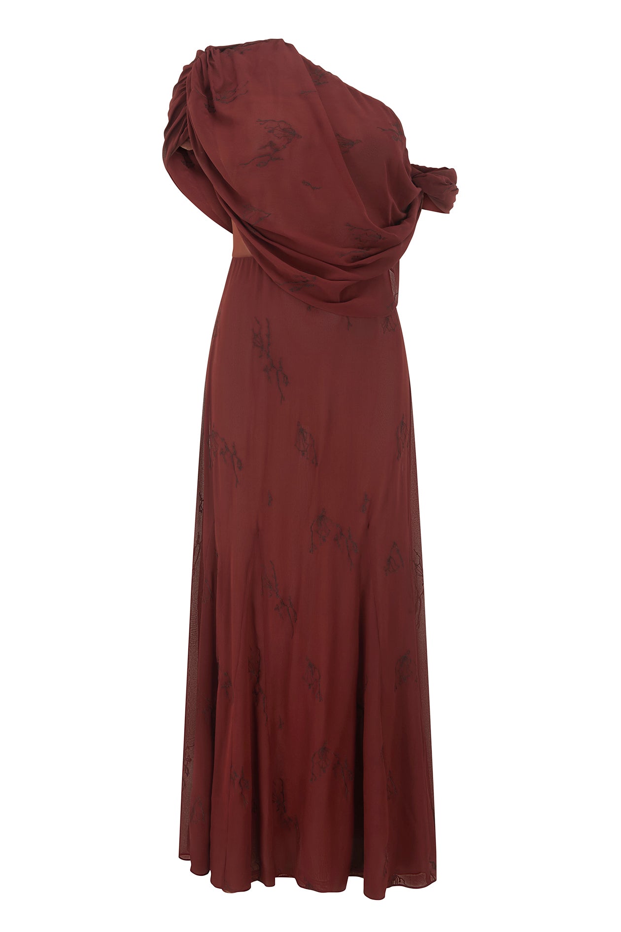 Lucille Dress in Silk Georgette