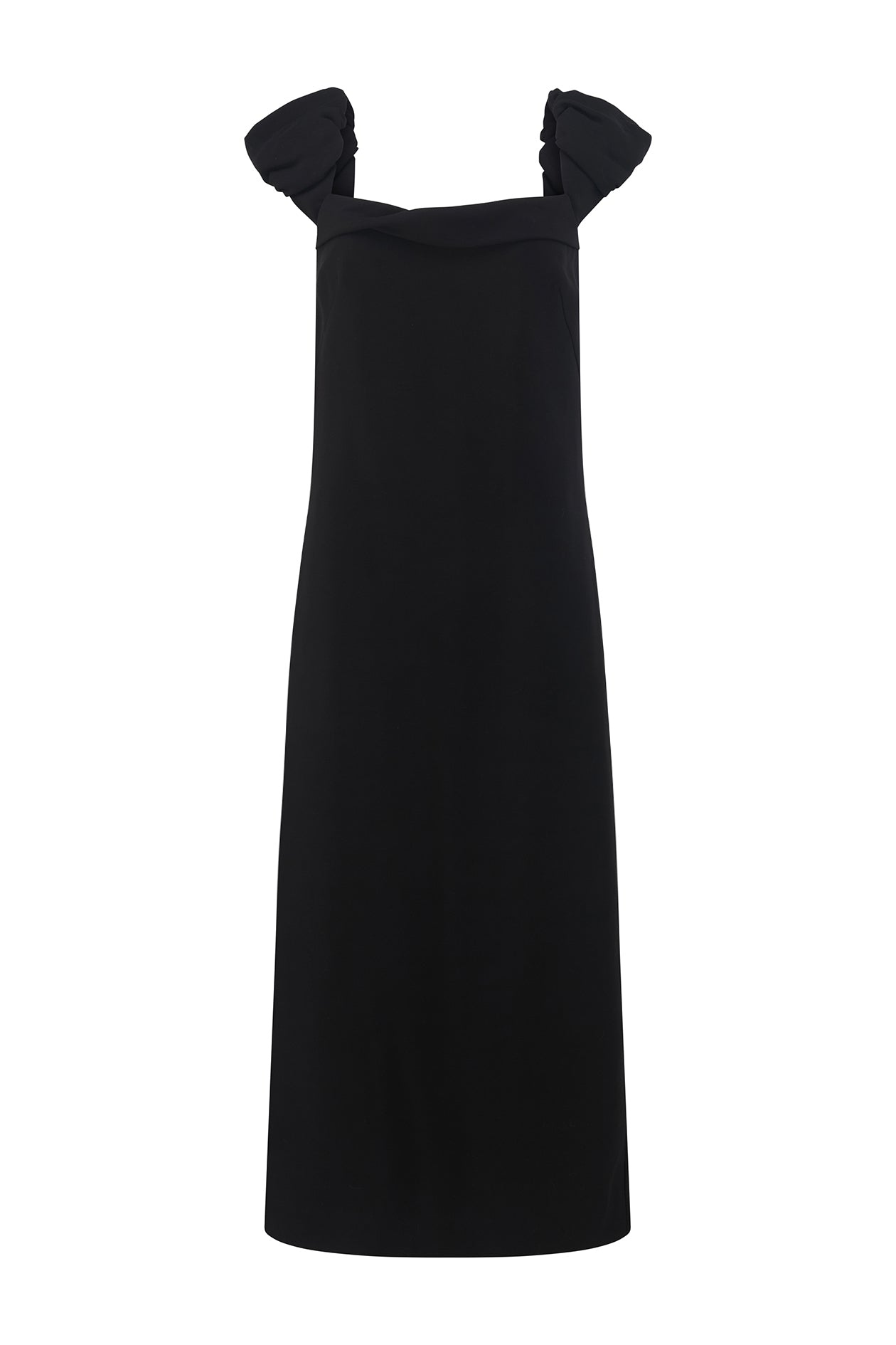 Robertson Dress in Wool Tencel Suiting