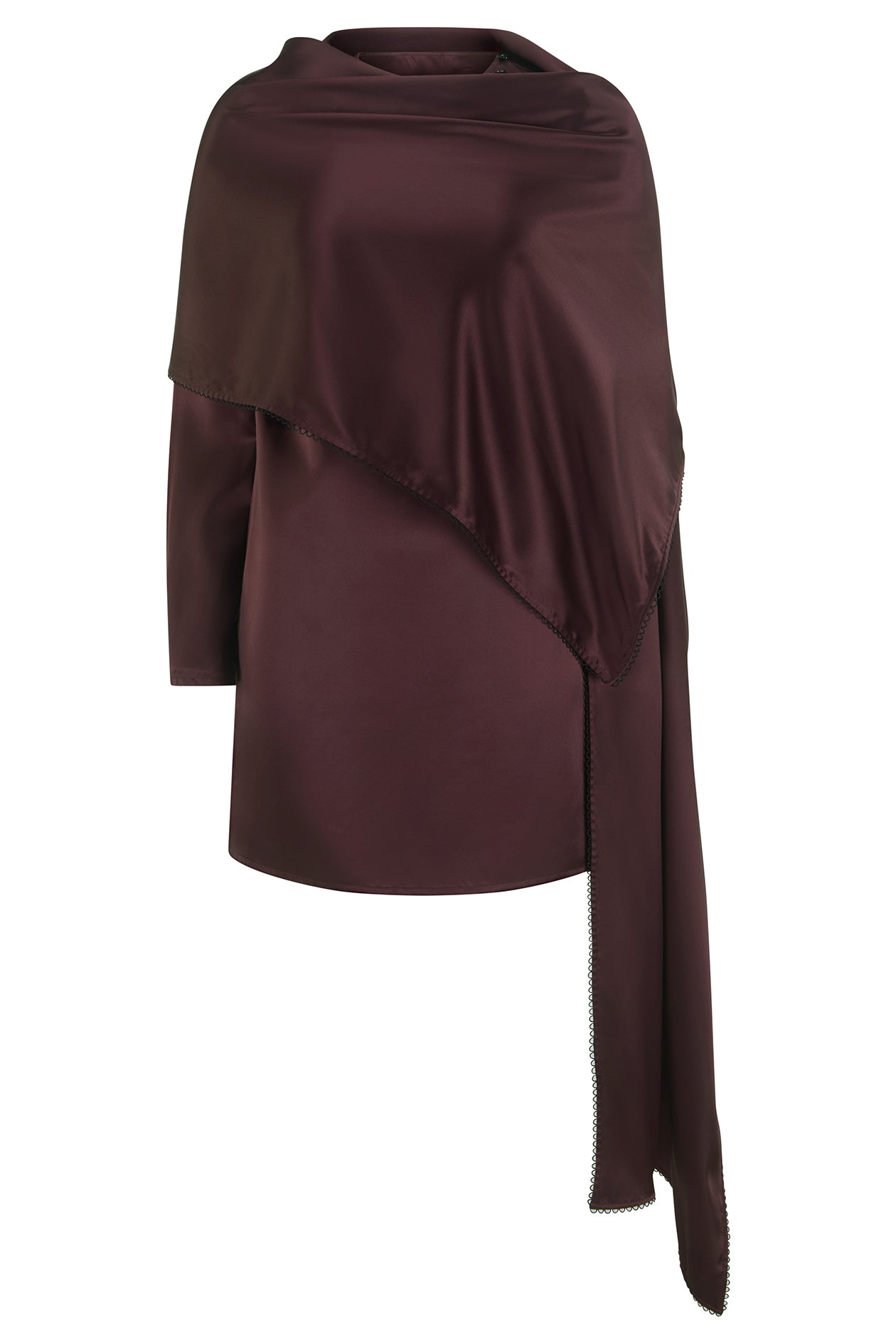 Saul Dress in Silk Satin