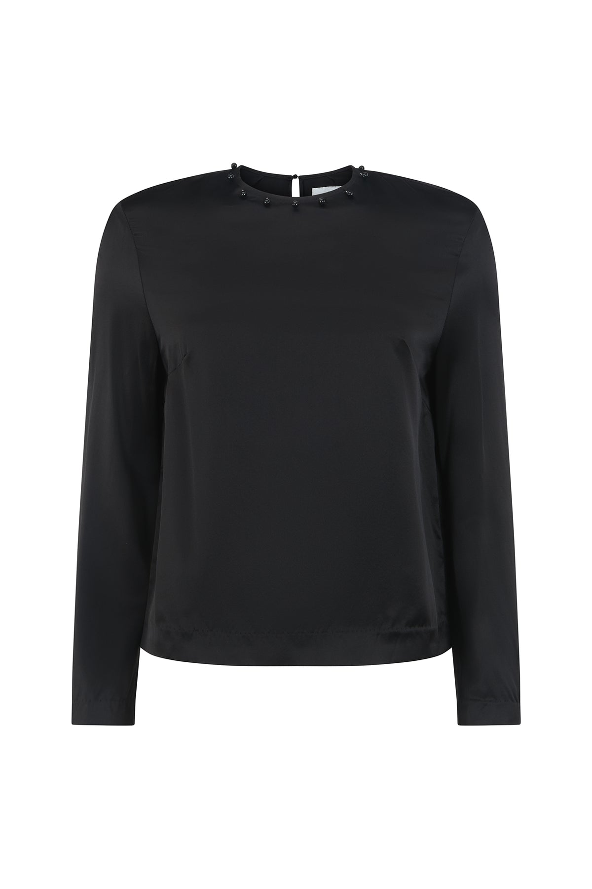 Saul Top in Silk Satin