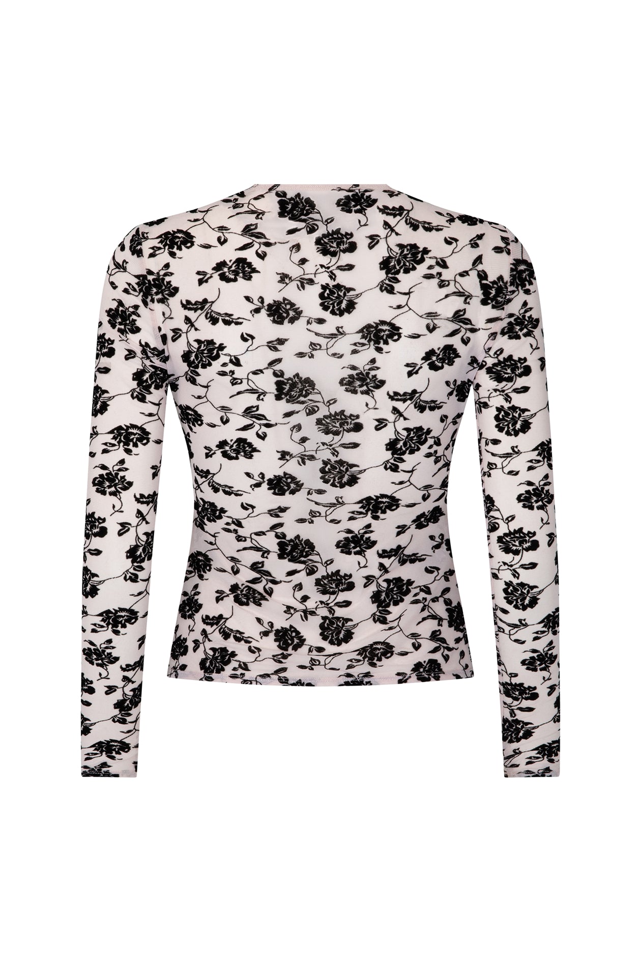 Darvos Top in Velvet Mesh