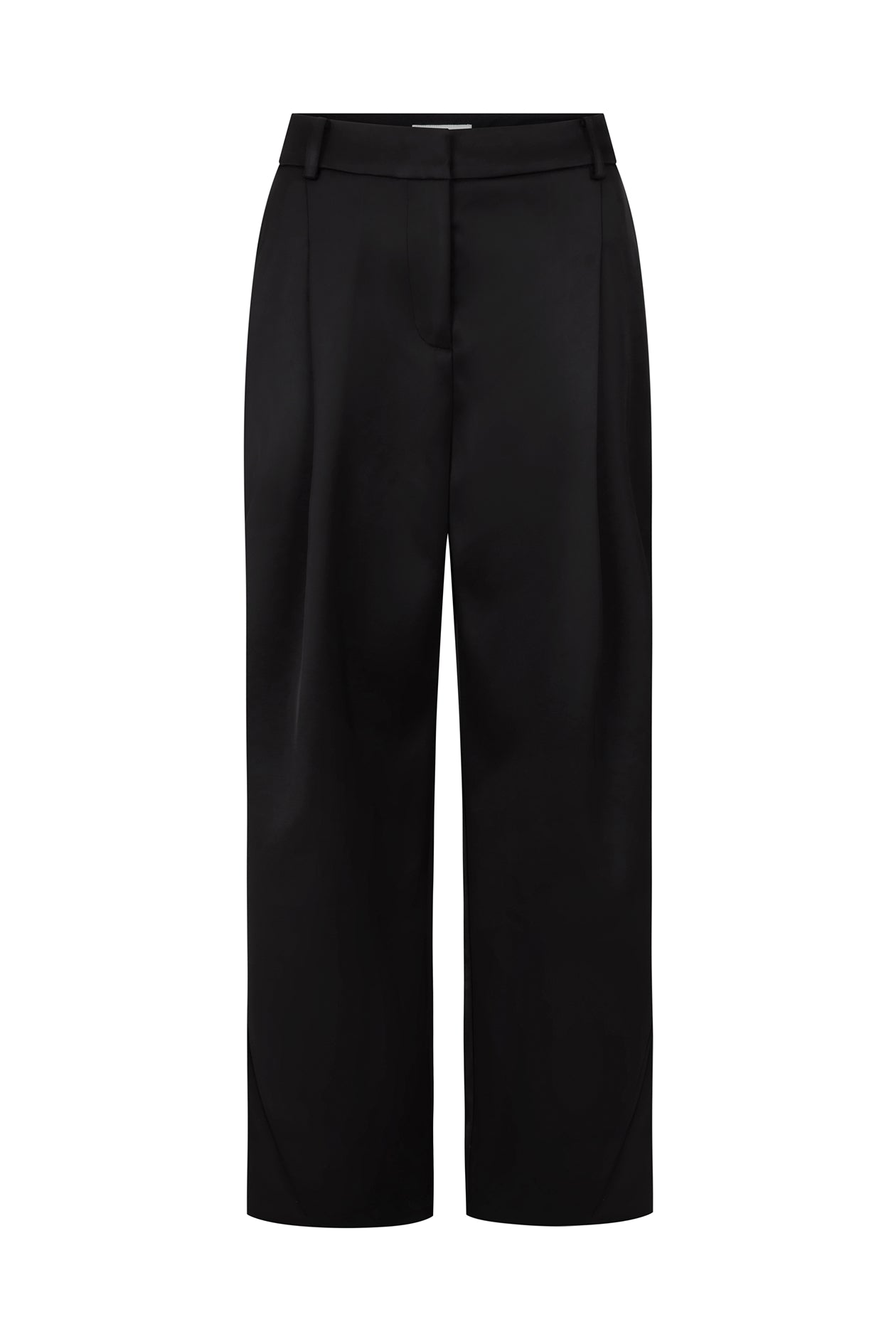 Abel Trouser in Bonded Satin