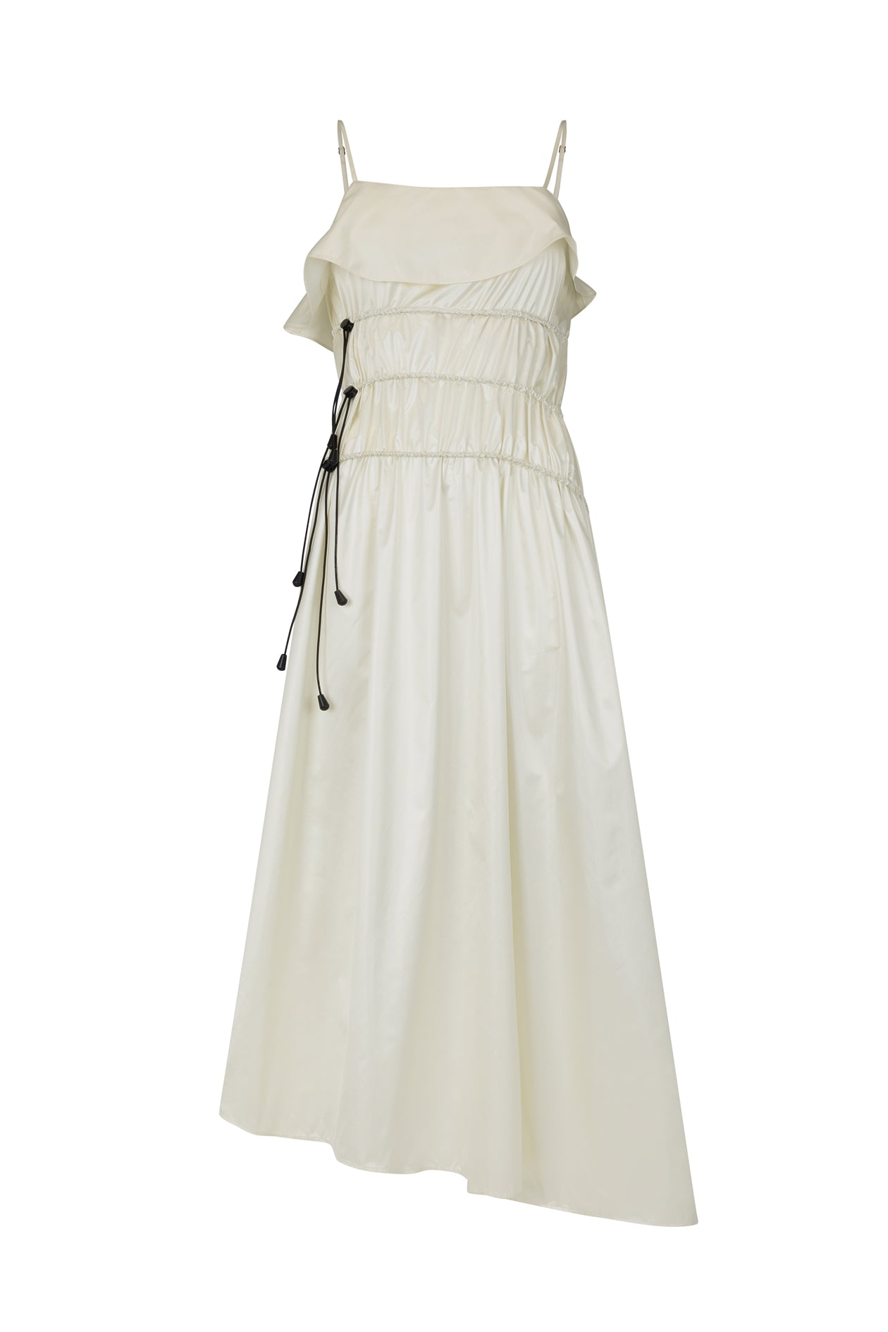 Bader Dress in Pearlescent Taffeta