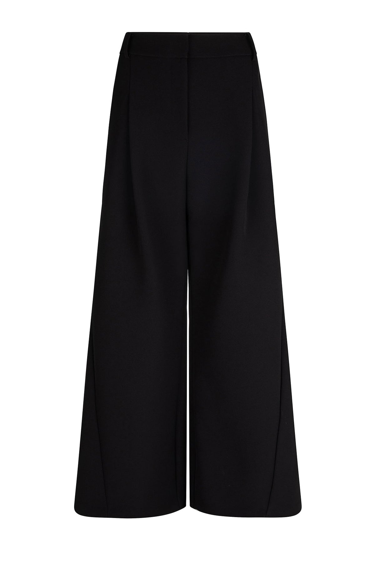 Flared Abel Trouser in Bonded Suiting