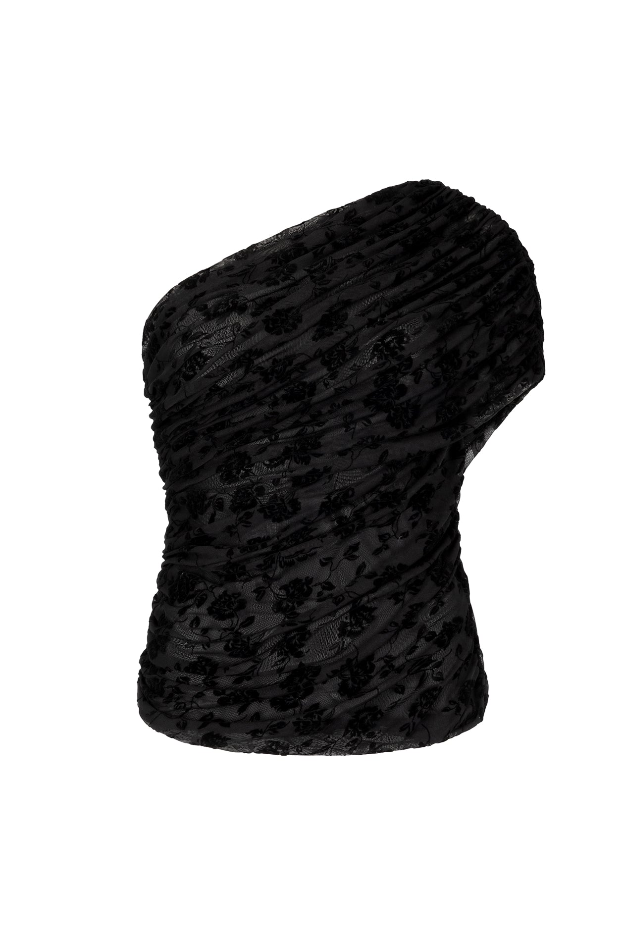 Darcy Top in Velvet Mesh