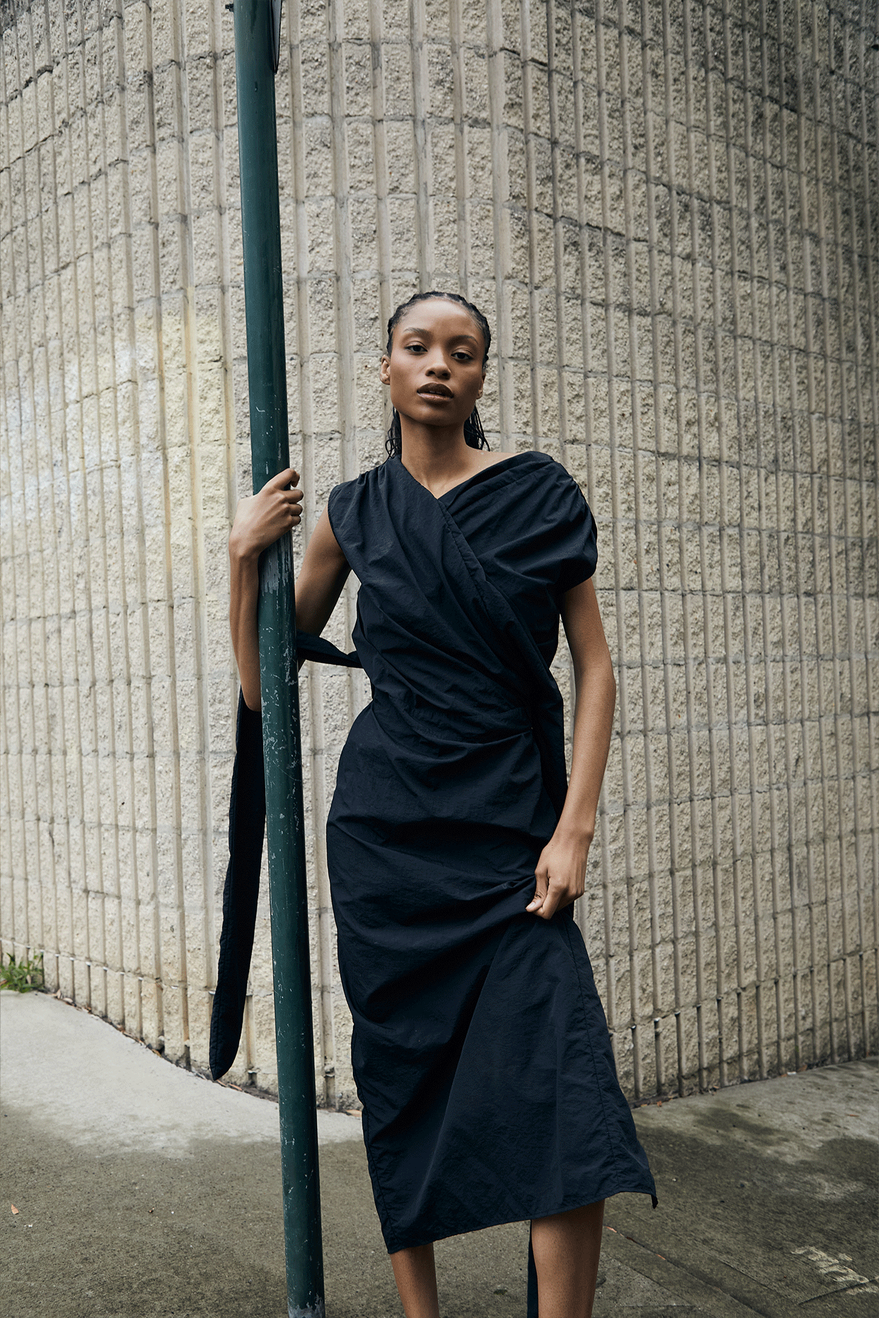 Chaimberlain Dress in Recycled Nylon