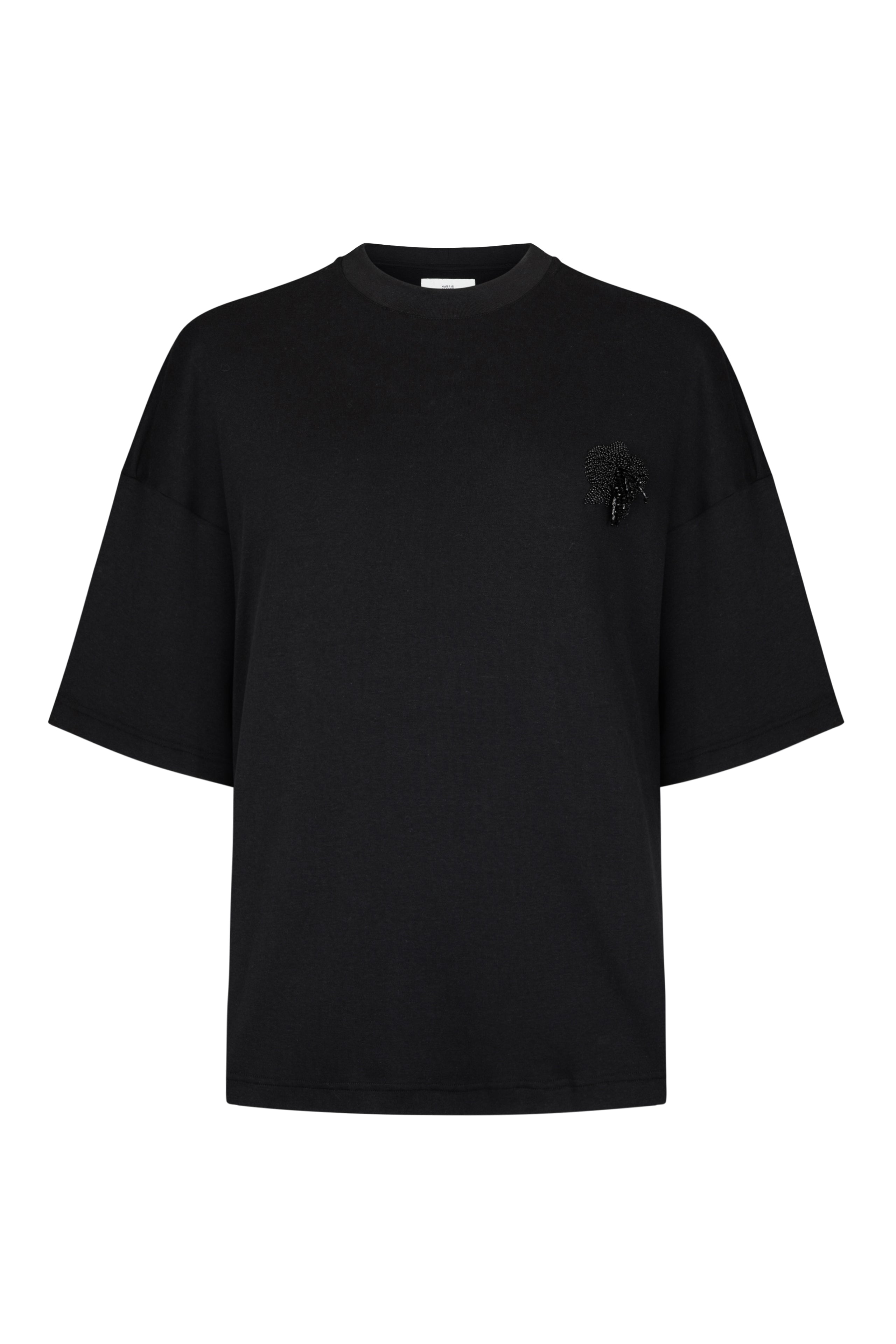 Beaded Orchid T-Shirt in Cotton
