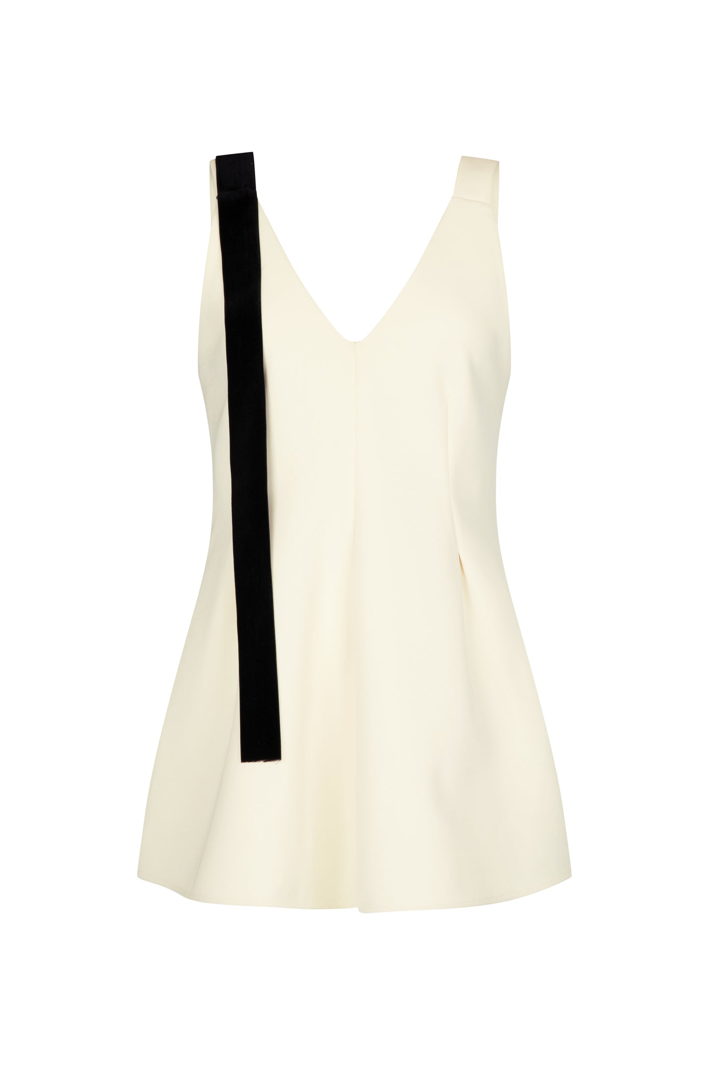 Lucinda Top in Bonded Suiting