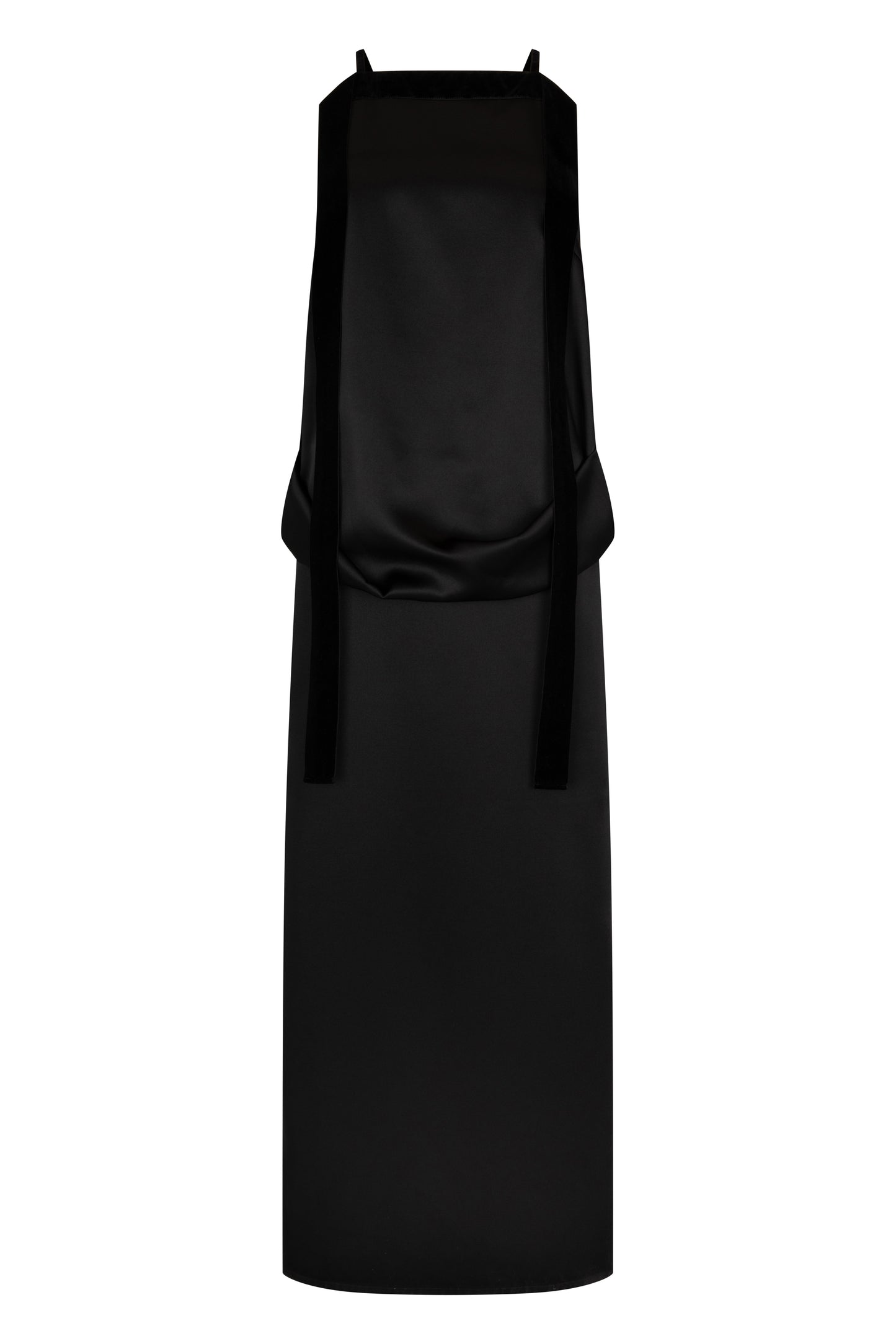 Hubert Halter Dress in Satin