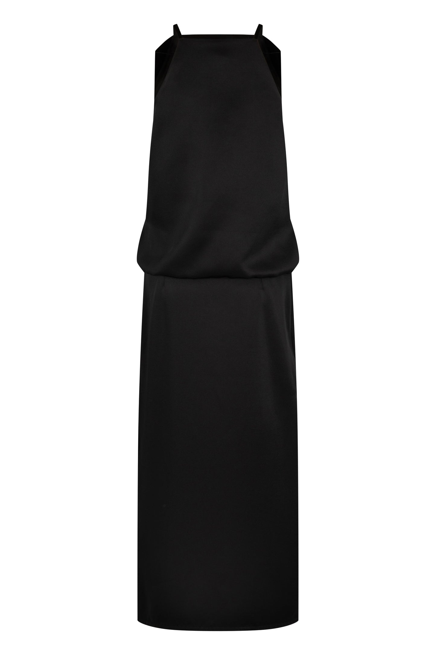 Hubert Halter Dress in Satin