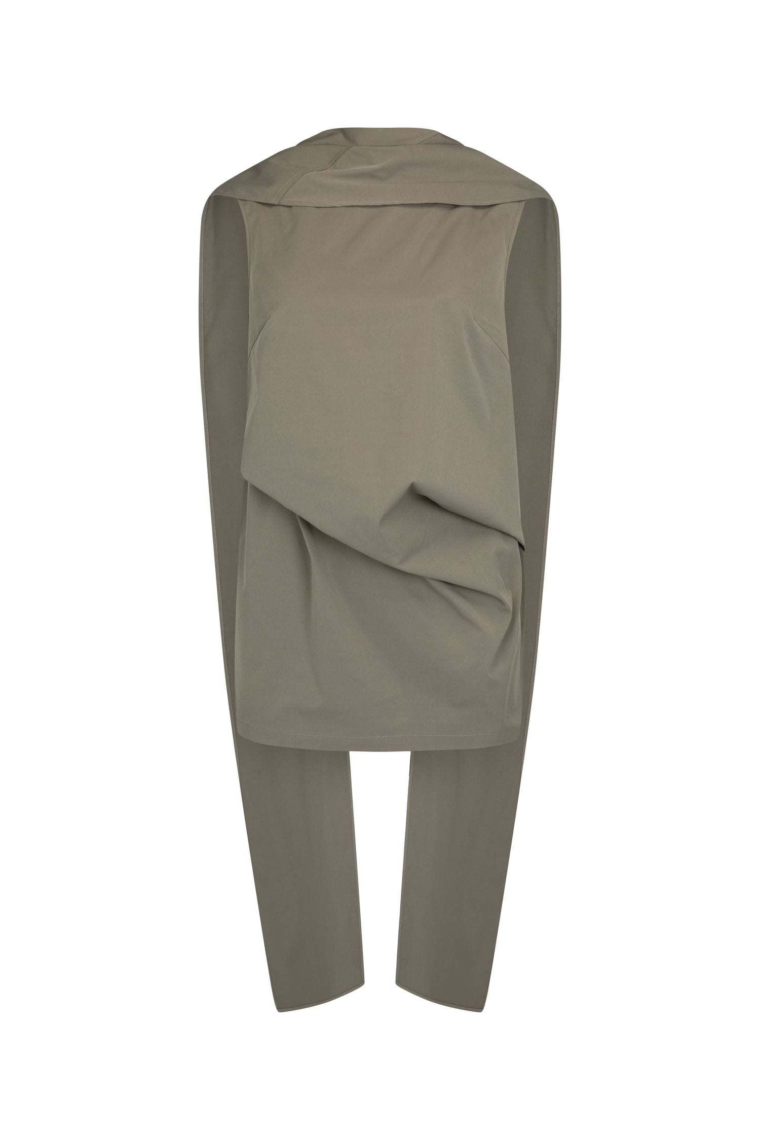 Laro Top in Tech Taffeta