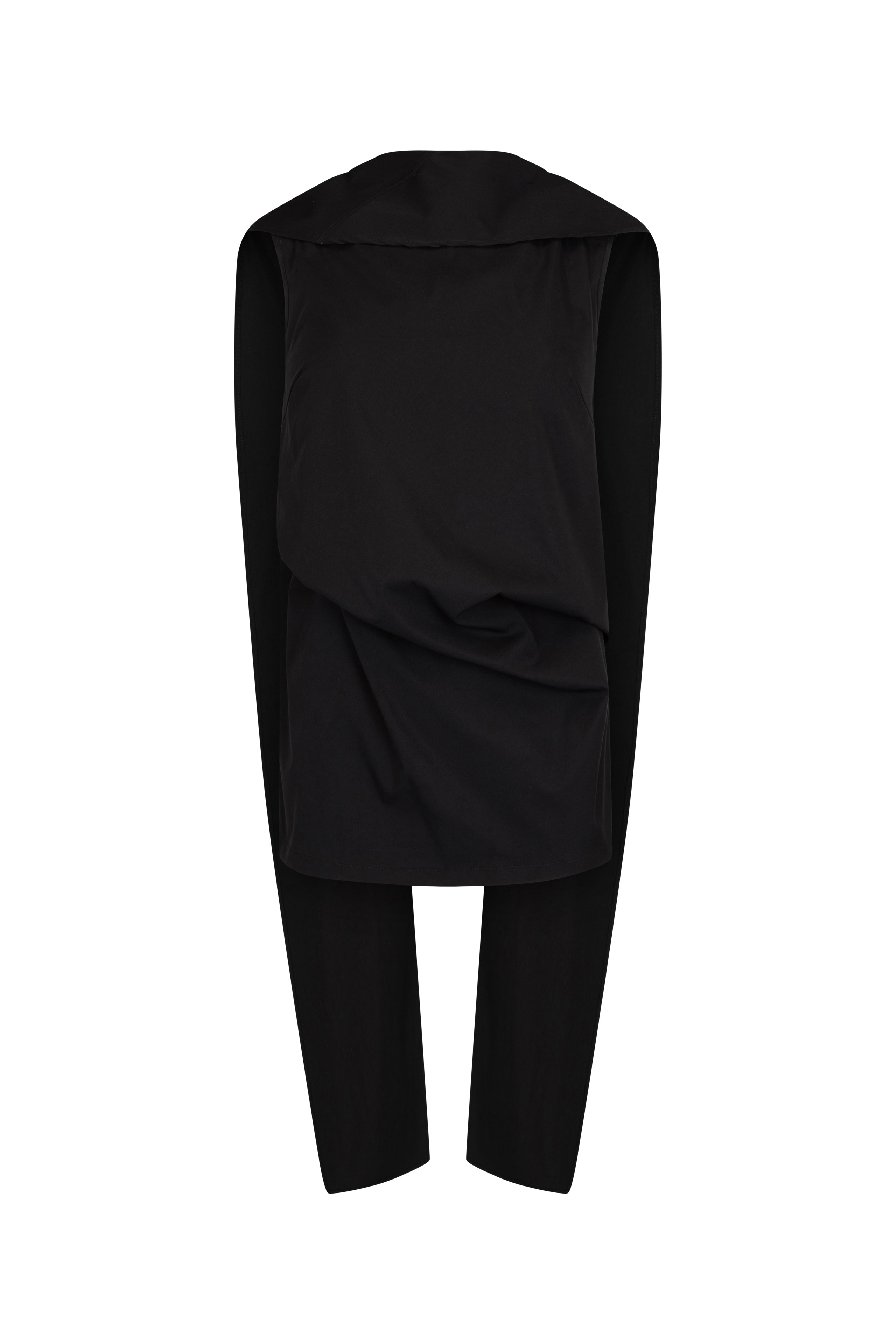 Laro Top in Tech Taffeta