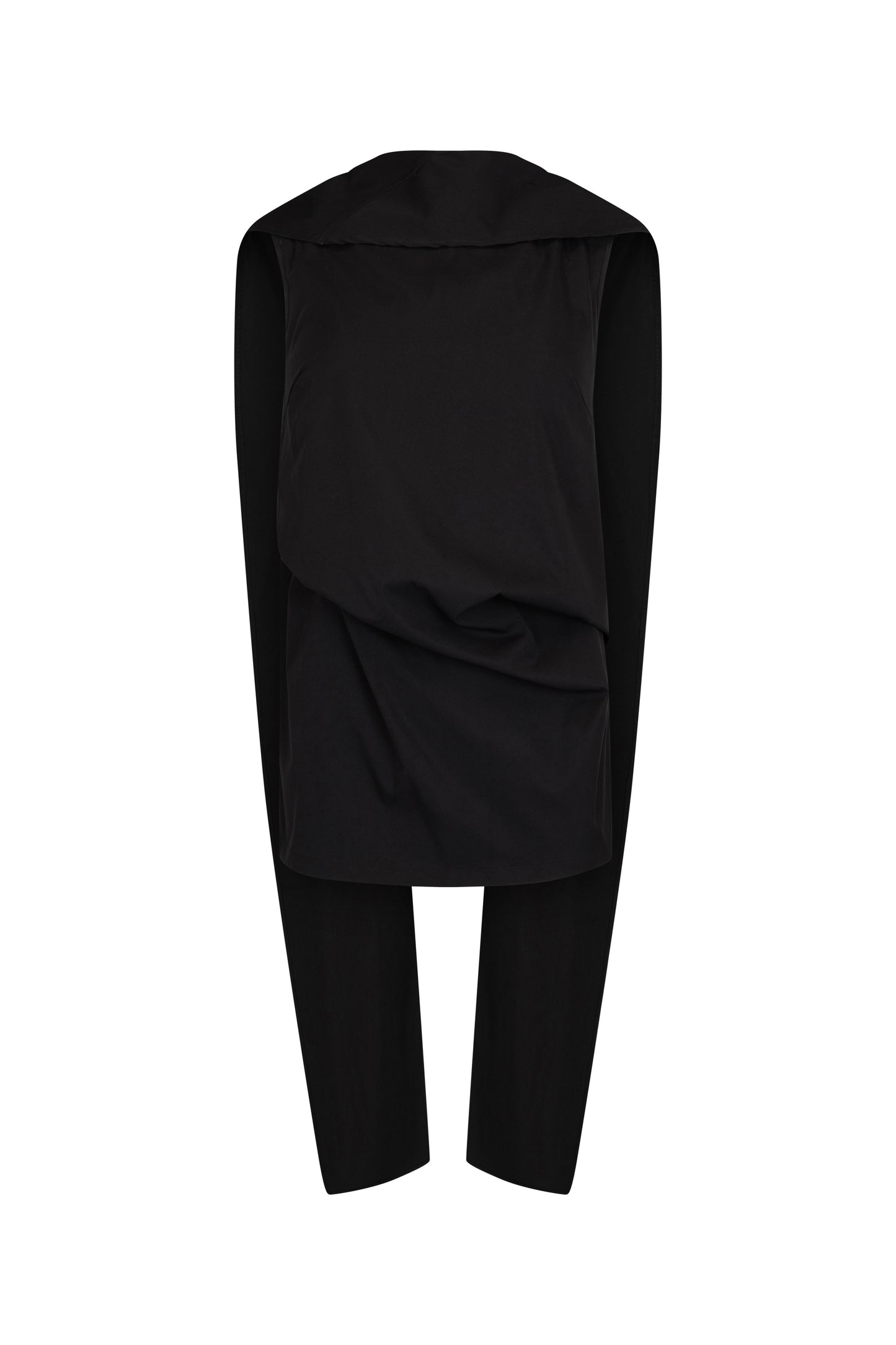 Laro Top in Tech Taffeta